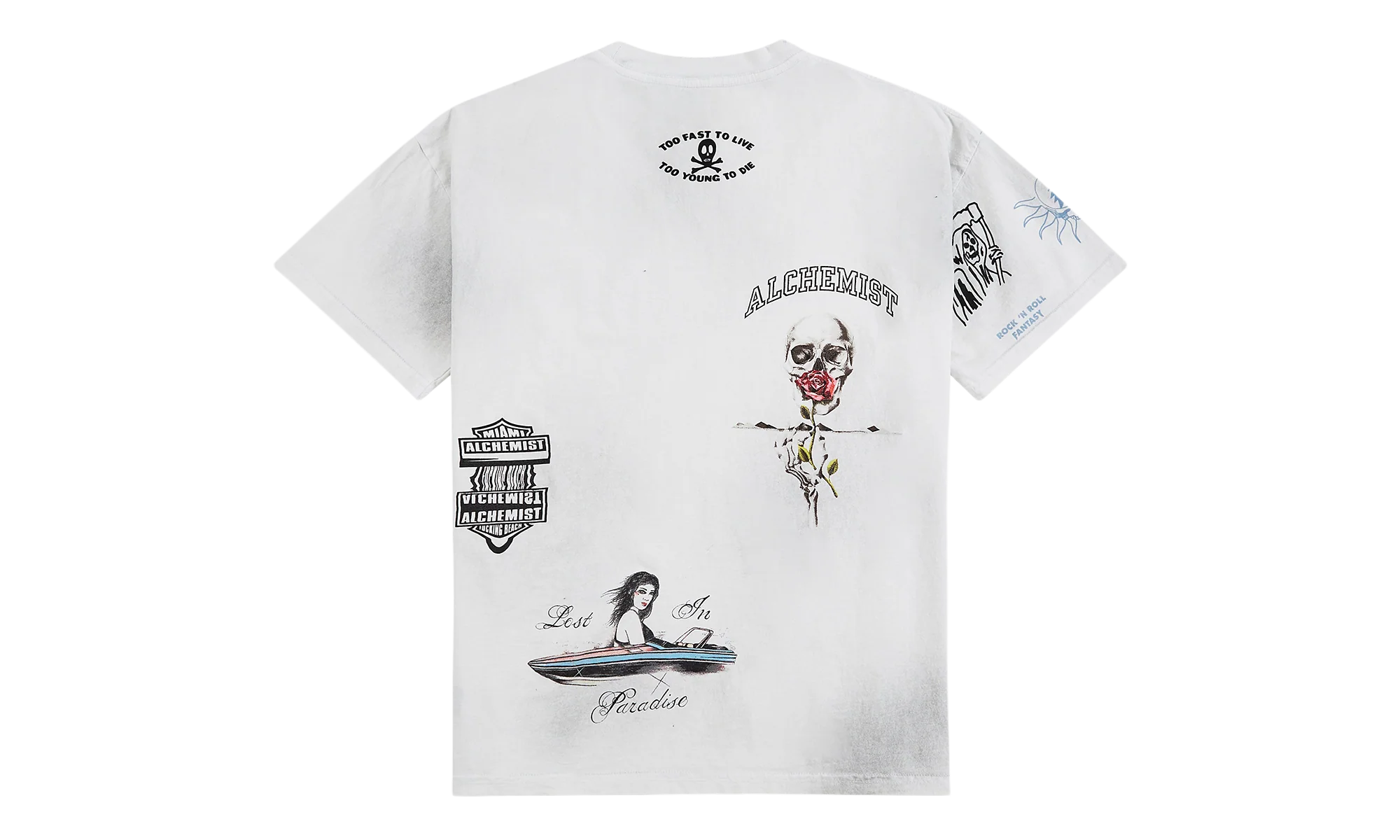 Skull Tee "White" ALSS26MJSST42F - Image 2