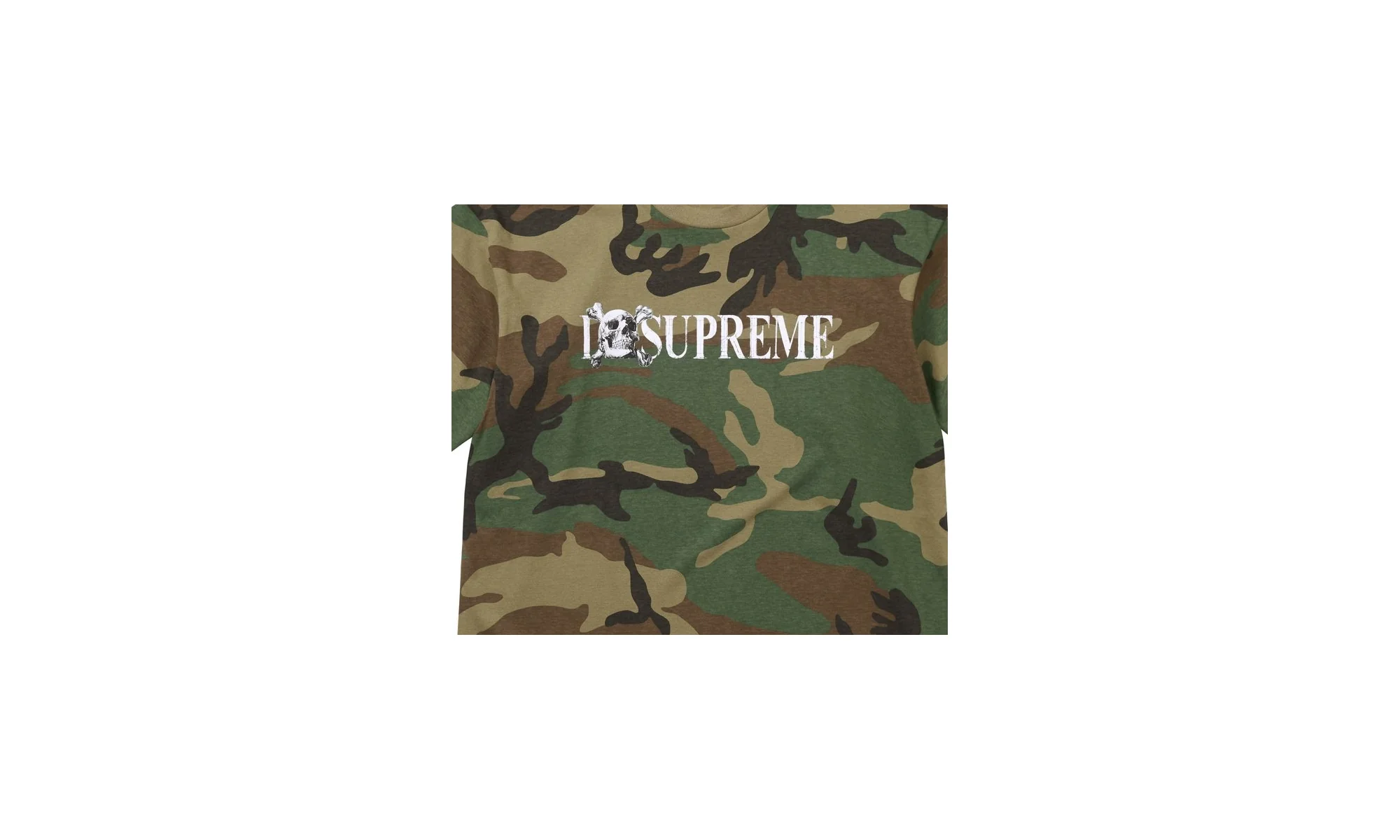 Skull Tee "Woodland Camo" SU26453 - Image 2