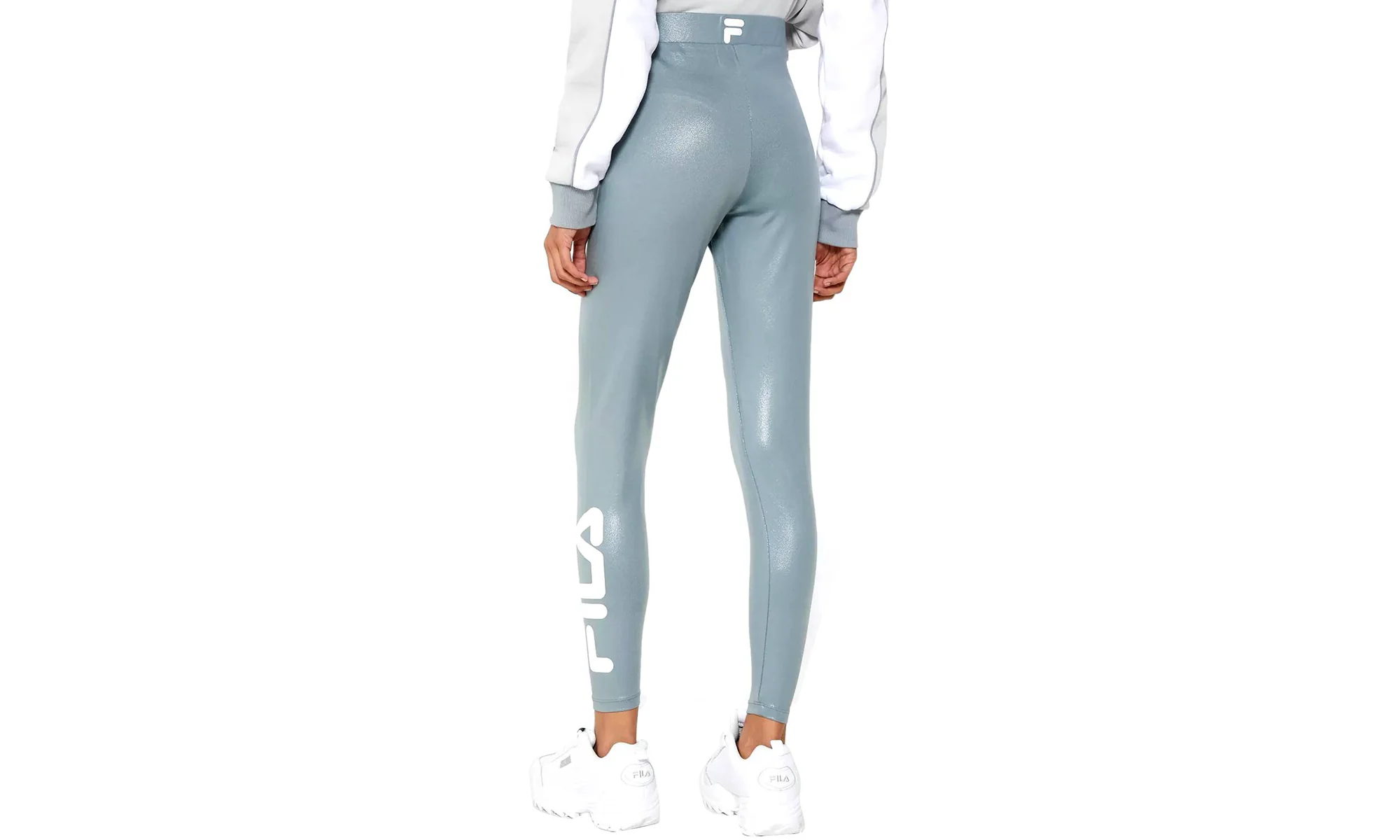Skyler High Waist Leggings WMNS "Lead White" LW015976 119 - Image 2