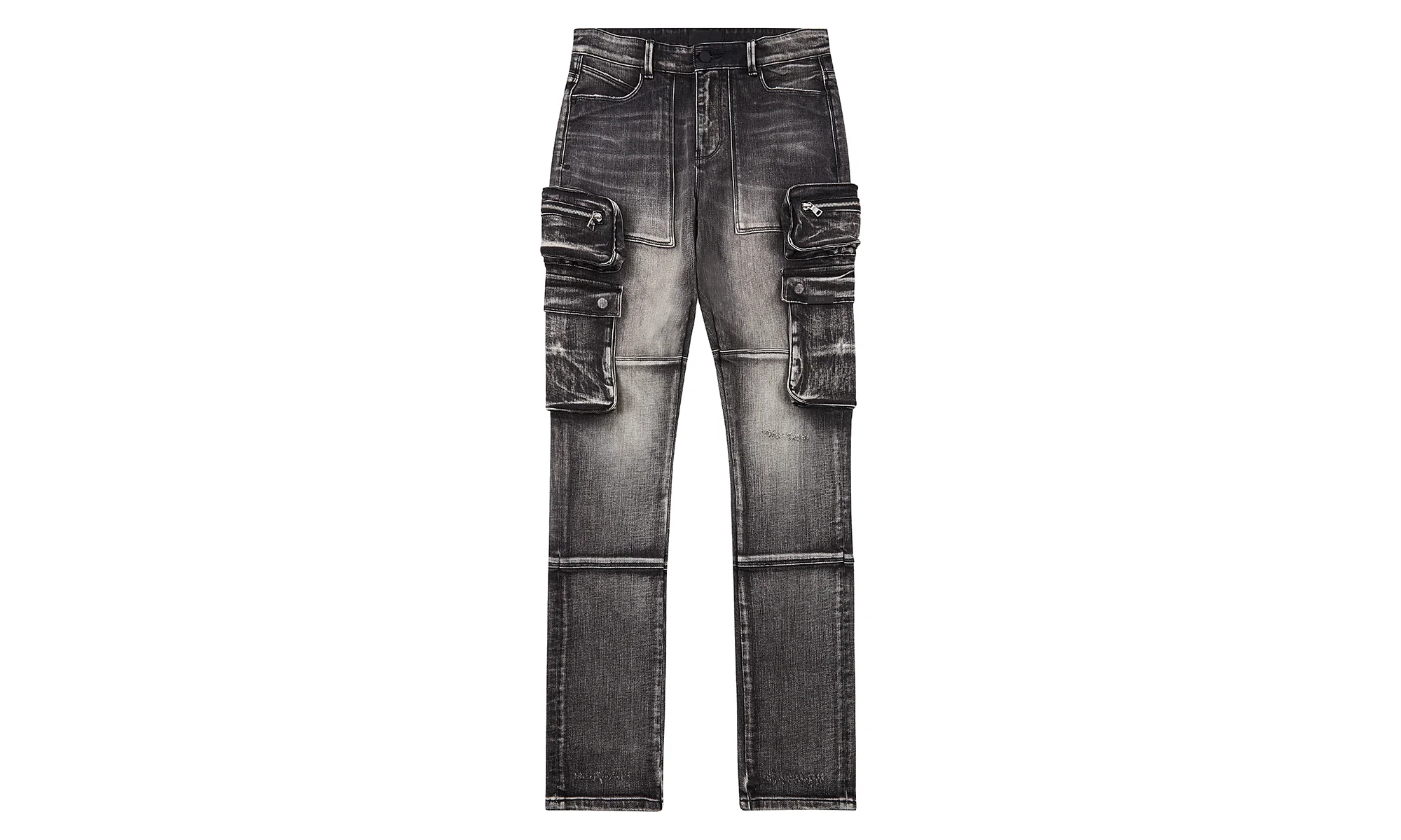 Slate Cargo Denim "Grey" B1839ASSTM