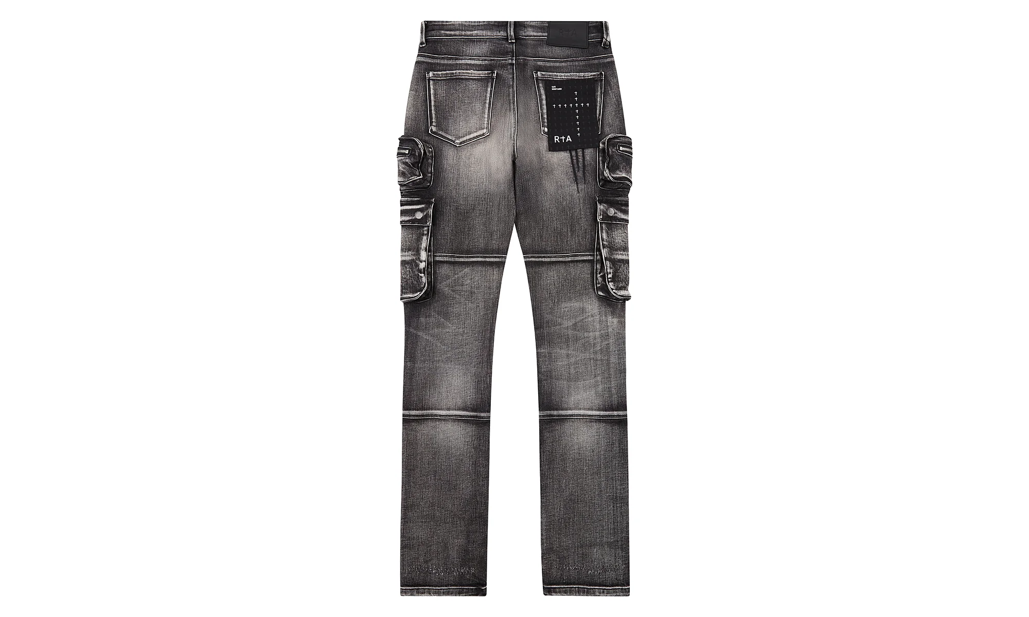 Slate Cargo Denim "Grey" B1839ASSTM - Image 2