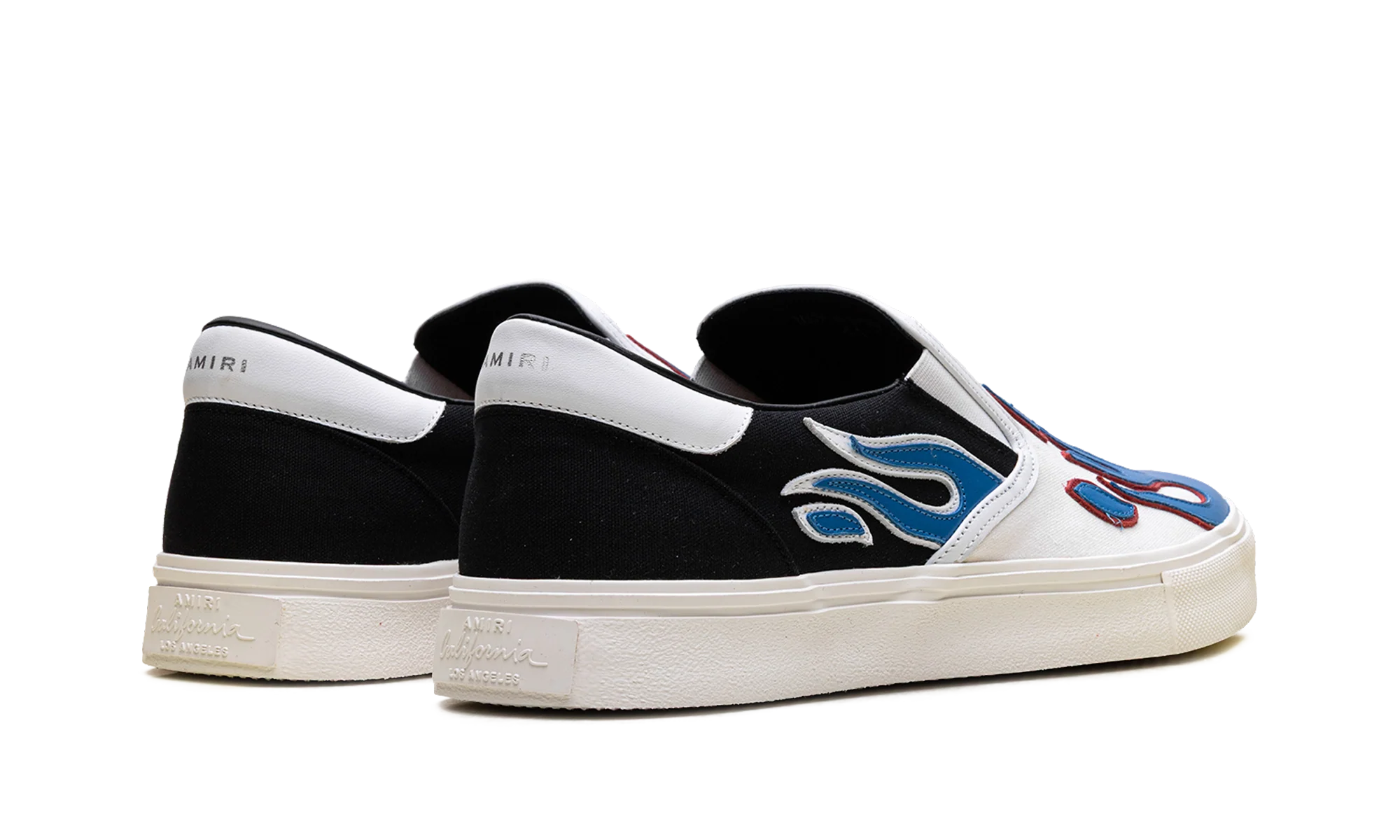 Slip On Sneakers "Flame - Black White Blue" S0F23149CL BWB - Image 3