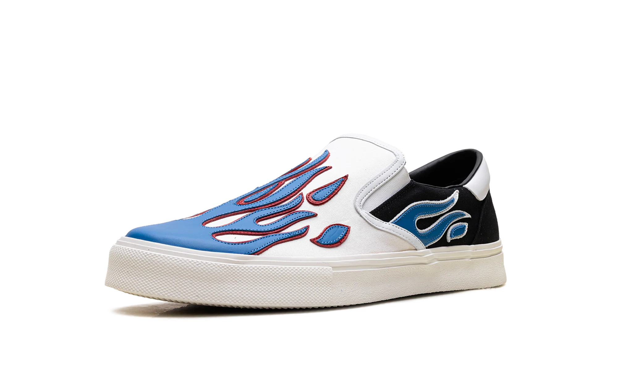 Slip On Sneakers "Flame - Black White Blue" S0F23149CL BWB - Image 4