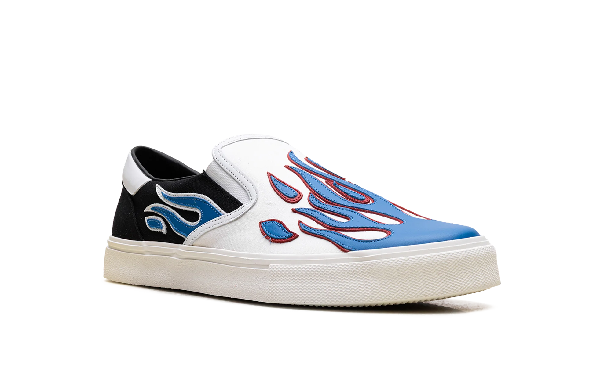 Slip On Sneakers "Flame - Black White Blue" S0F23149CL BWB - Image 7