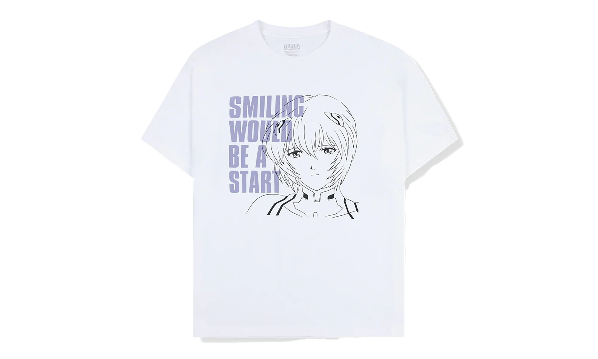 Smiling SS Tee "Evangelion - White" P24E011