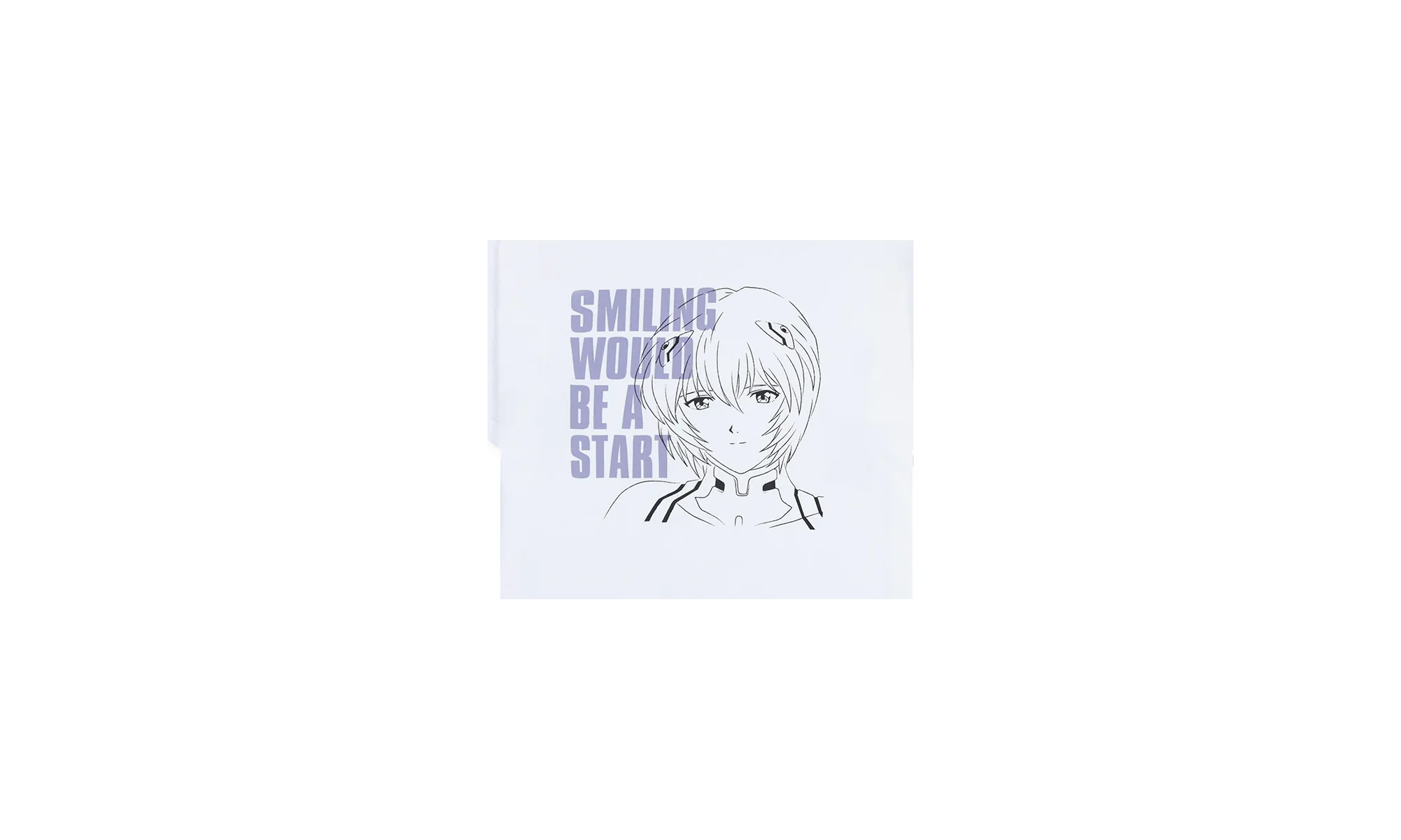 Smiling SS Tee "Evangelion - White" P24E011 - Image 2