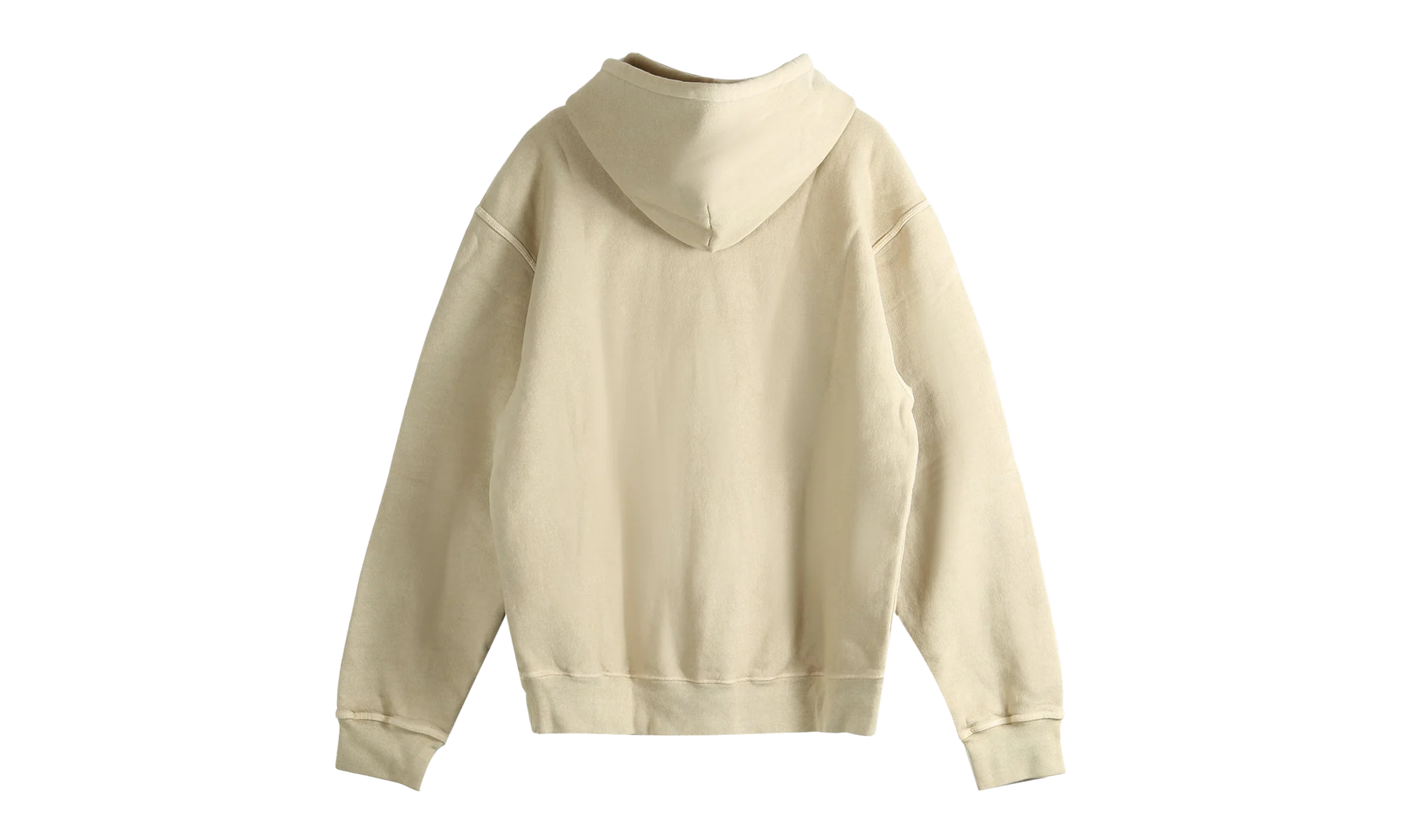 Smooth Stock Pig. Dyed Hoodie "KHAKI" 1925021 KHAK - Image 2