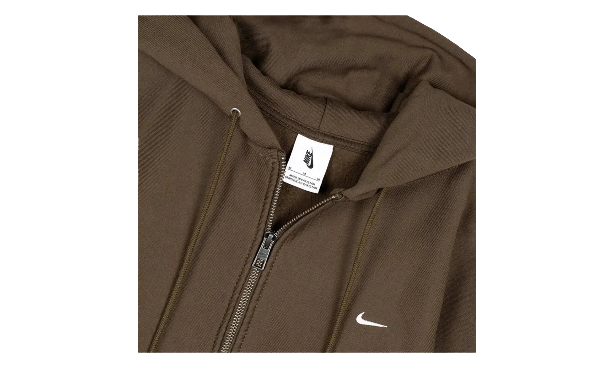Solo Swoosh Full-Zip Hoodie "Dark Hazel" HV1084 212 - Image 2