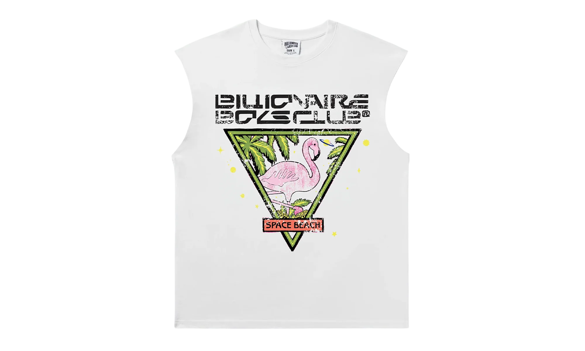 Space Sleeveless Shirt "White" 851 3312