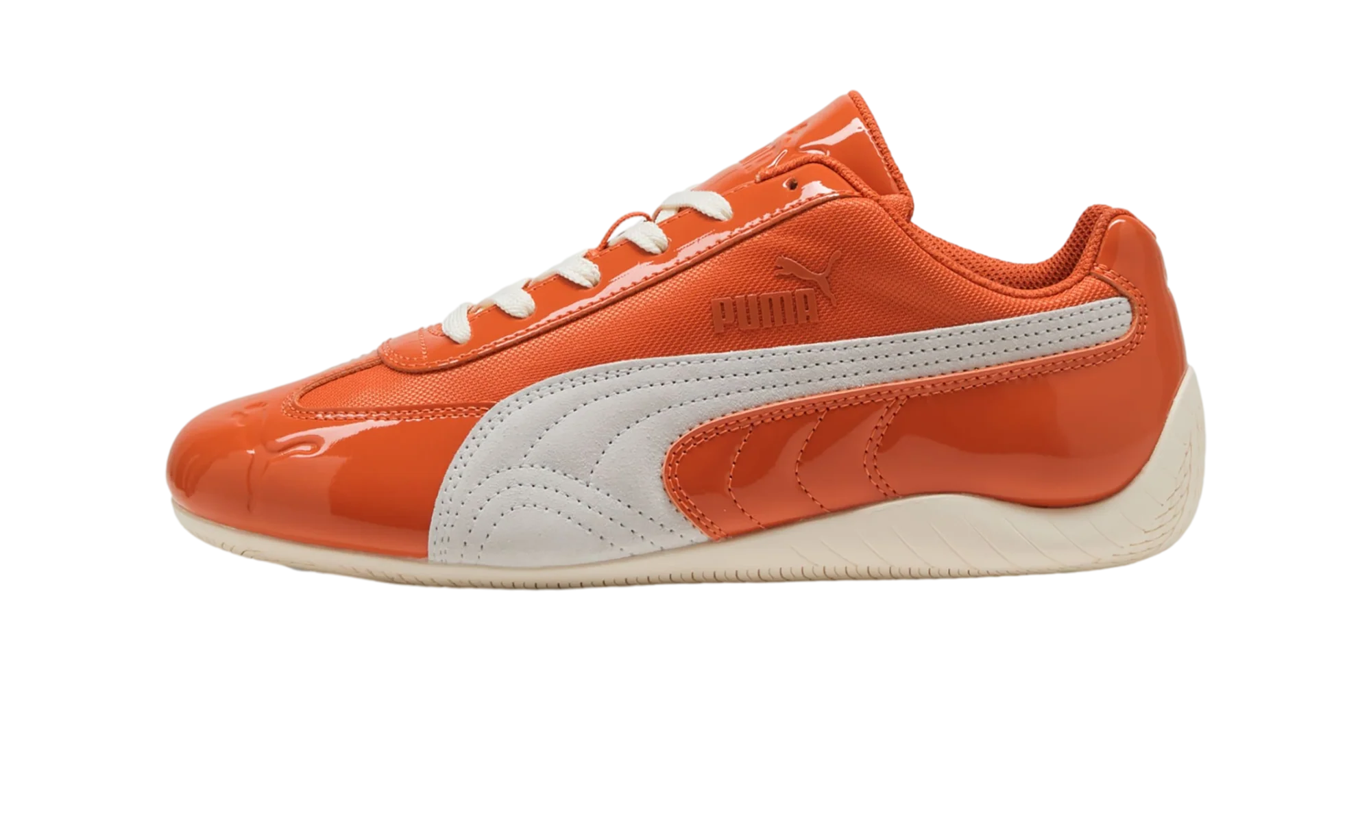 Speedcat Patent Sneakers "Amarena / Feather Gray" 404373 02