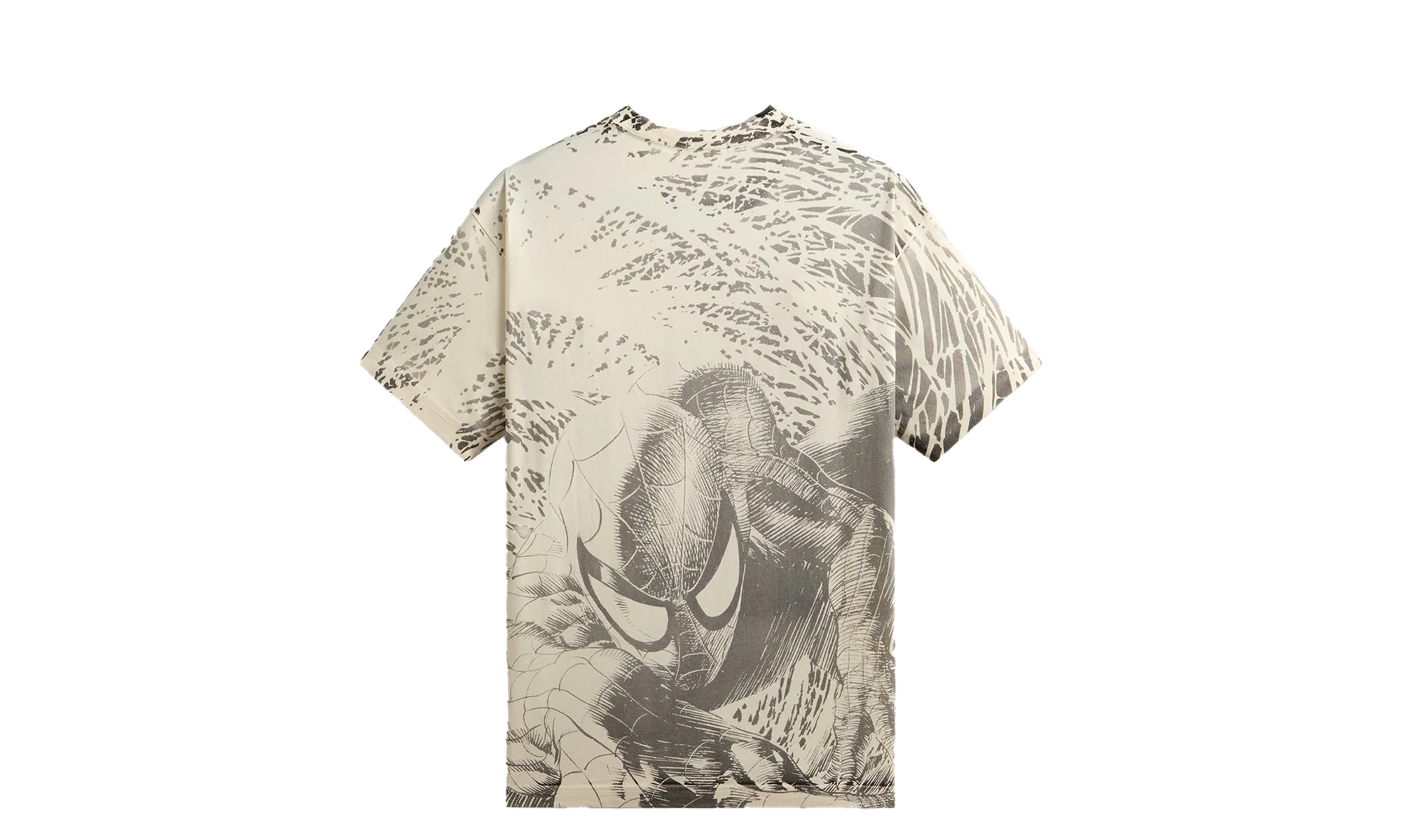 Spiderman All-Over Printed Vintage Tee "Marvel - Beige" KHM034327 104 - Image 2