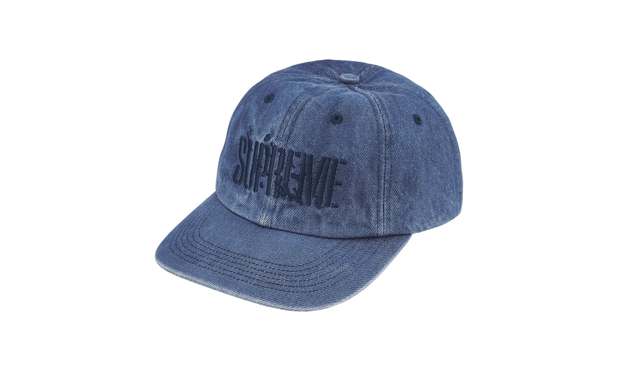 Splatter 6 Panel Cap "FW25 - Blue Denim" SU26157