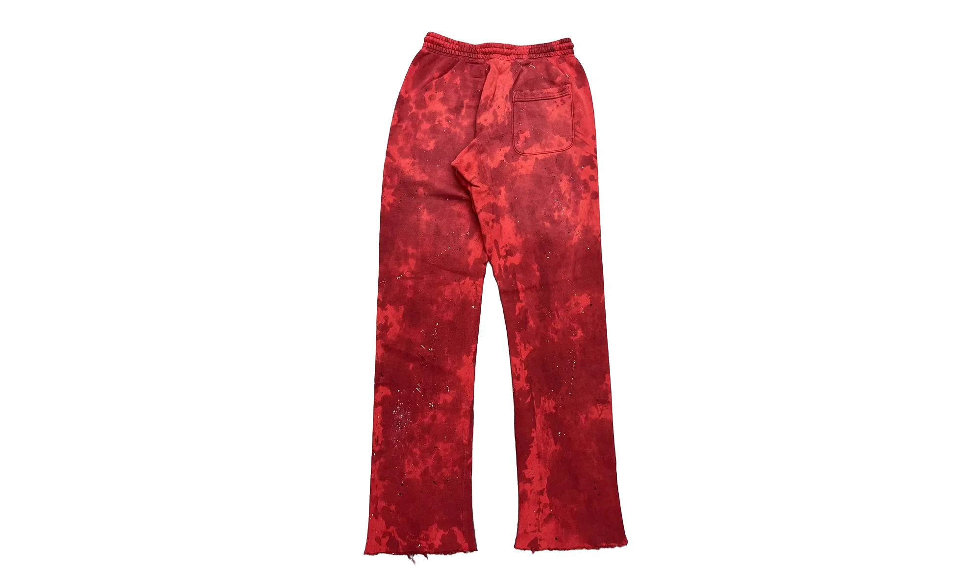Sports Lava Wash Tie-Dye Sweatpants "Red" HSR151 - Image 2