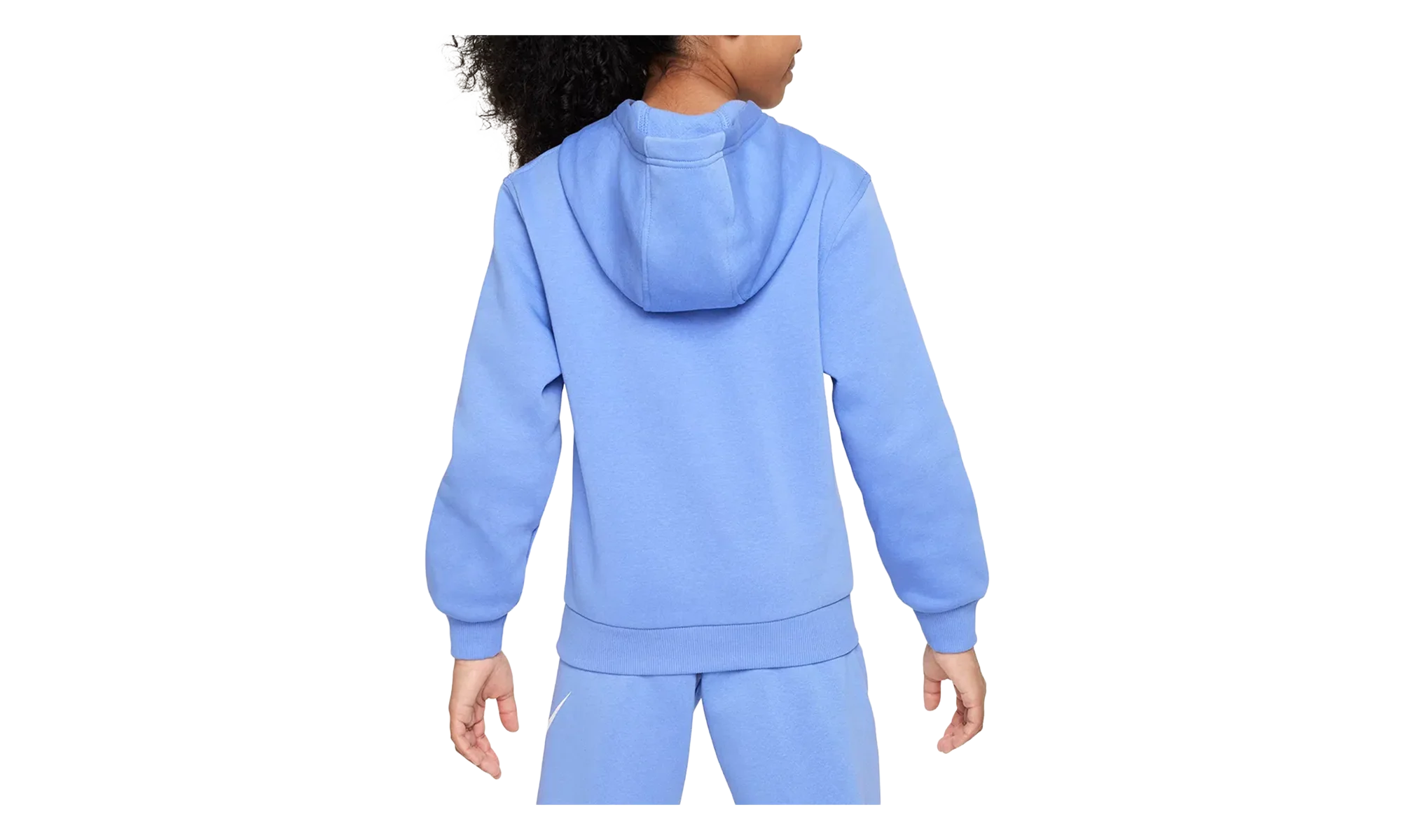 Sportswear Club Fleece Hoodie GS "Polar / White" FD2988 450 - Image 2