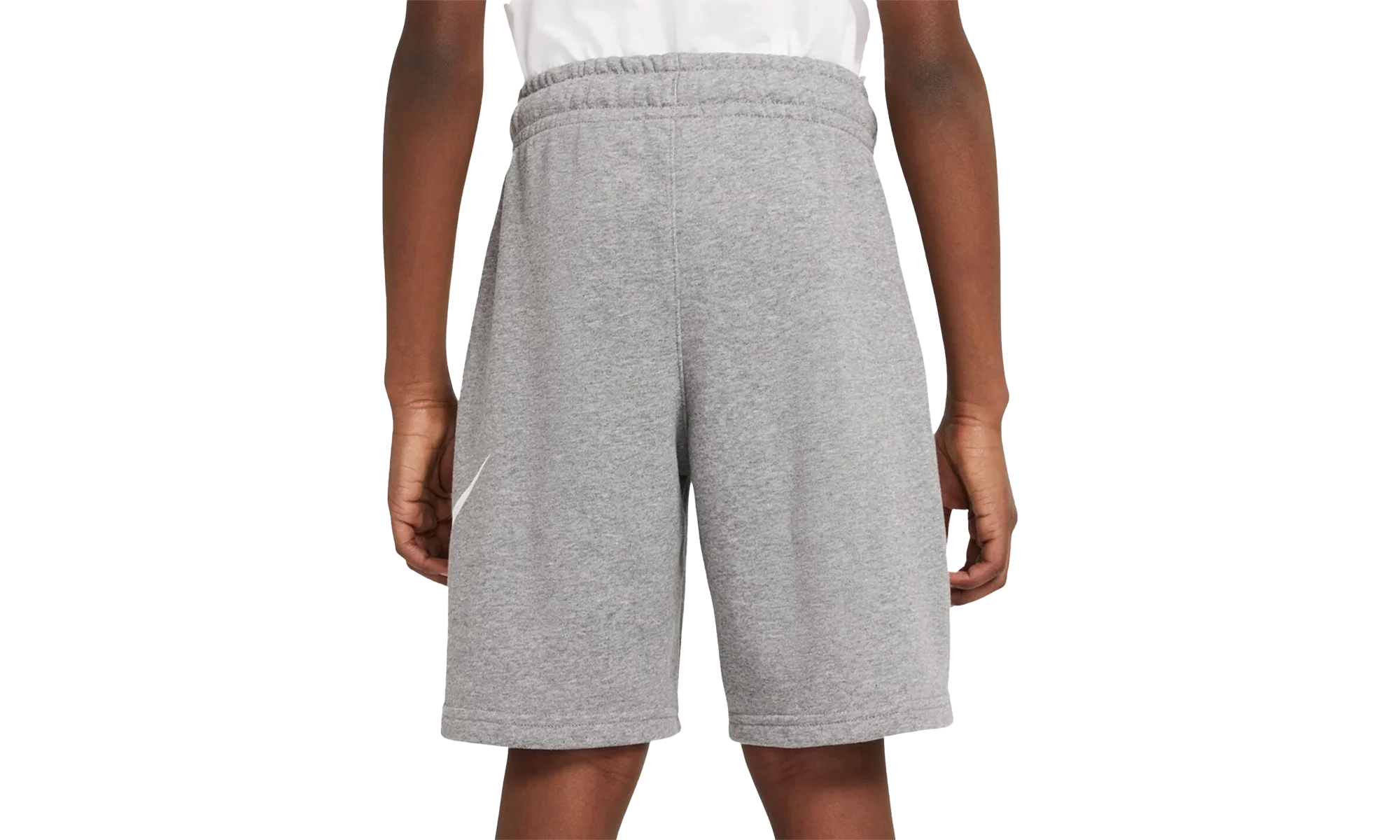 Sportswear Club + HBR Fleece Shorts GS "Carbon Heather / Smoke Grey" CK0509 091 - Image 2