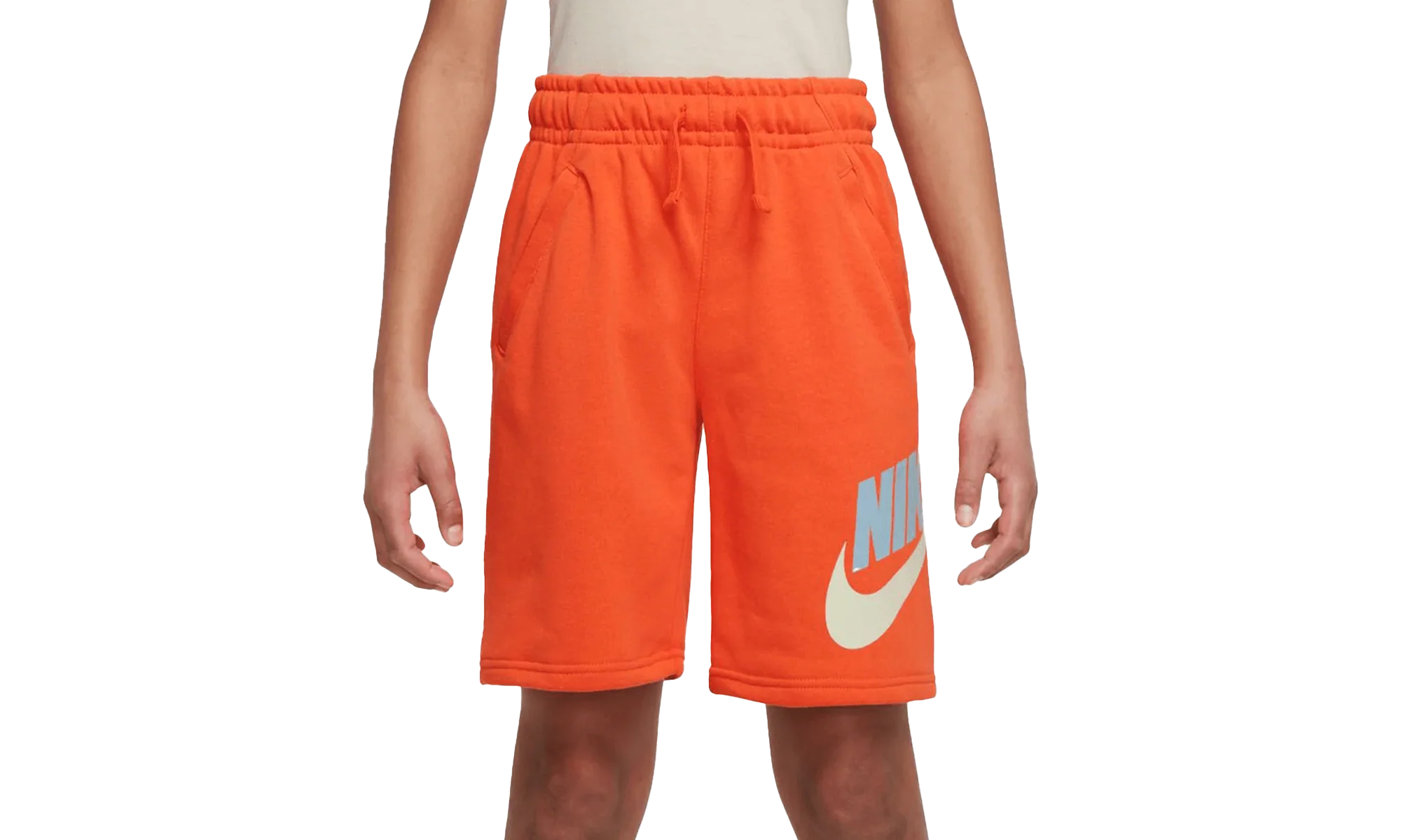 Sportswear Club + HBR Fleece Shorts GS "Rush Orange" CK0509 817