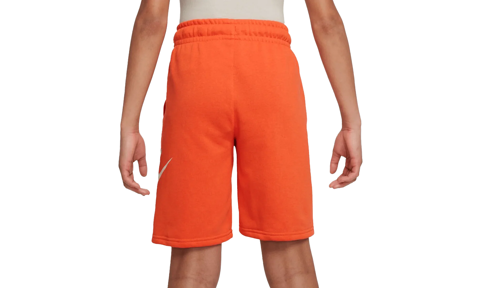 Sportswear Club + HBR Fleece Shorts GS "Rush Orange" CK0509 817 - Image 2
