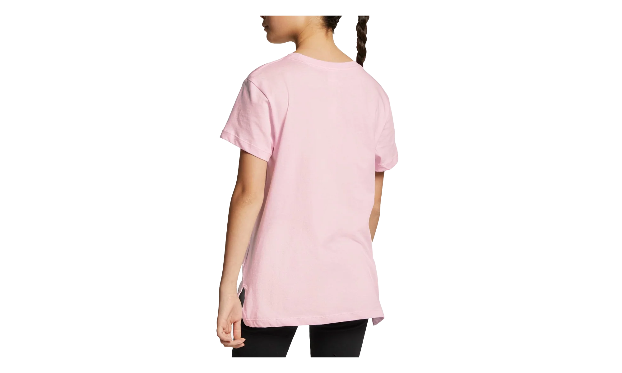 Sportswear Foliage Futura Graphic Tee GS "Pink / Multicolor" BQ0988 663 - Image 2