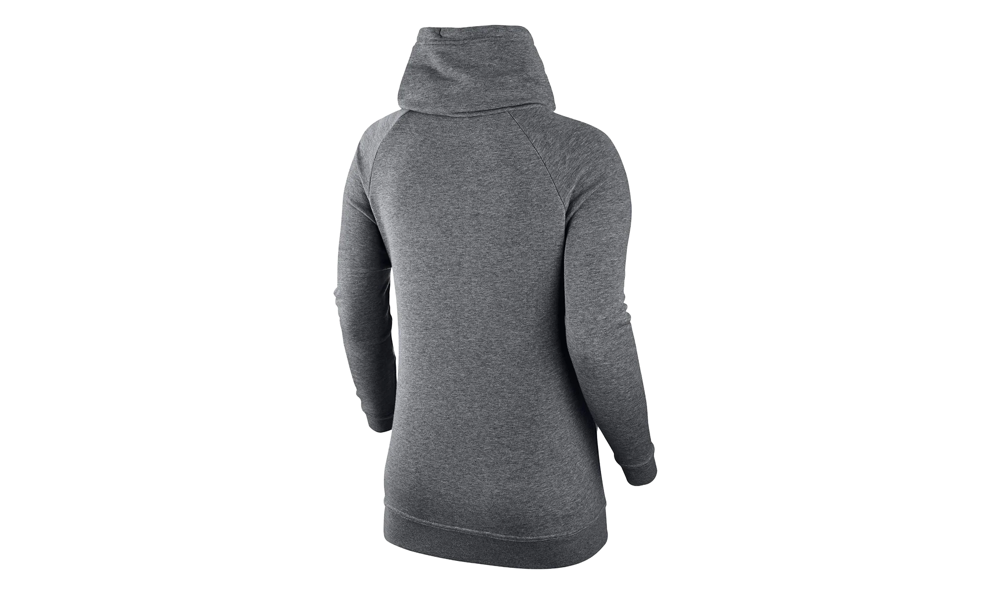 Sportswear Modern Funnel Neck Sweatshirt WMNS "Grey / Black" 803599 091 - Image 2