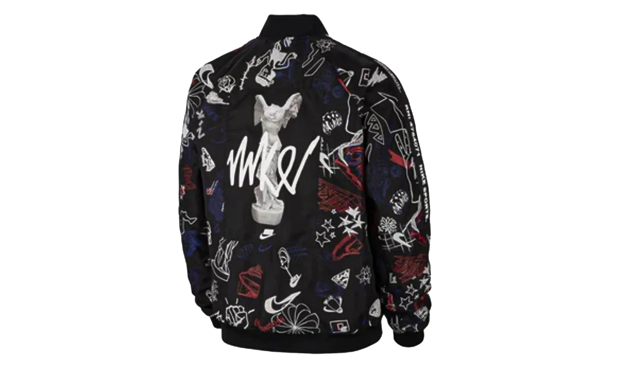 Sportswear NSW All Over Print Bomber Jacket "Black" CJ5042 010 - Image 2