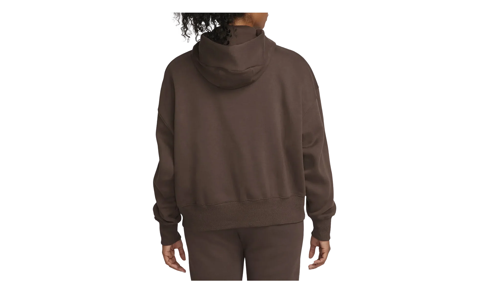 Sportswear Phoenix Fleece Over-oversized Pullover Hoodie WMNS "Baroque Brown / Sail" DQ5858 237 - Image 2