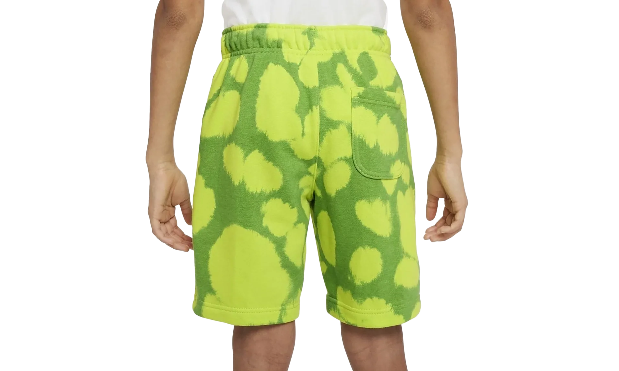 Sportswear Printed French Terry Shorts GS "Atomic Green" DO6572 321 - Image 2