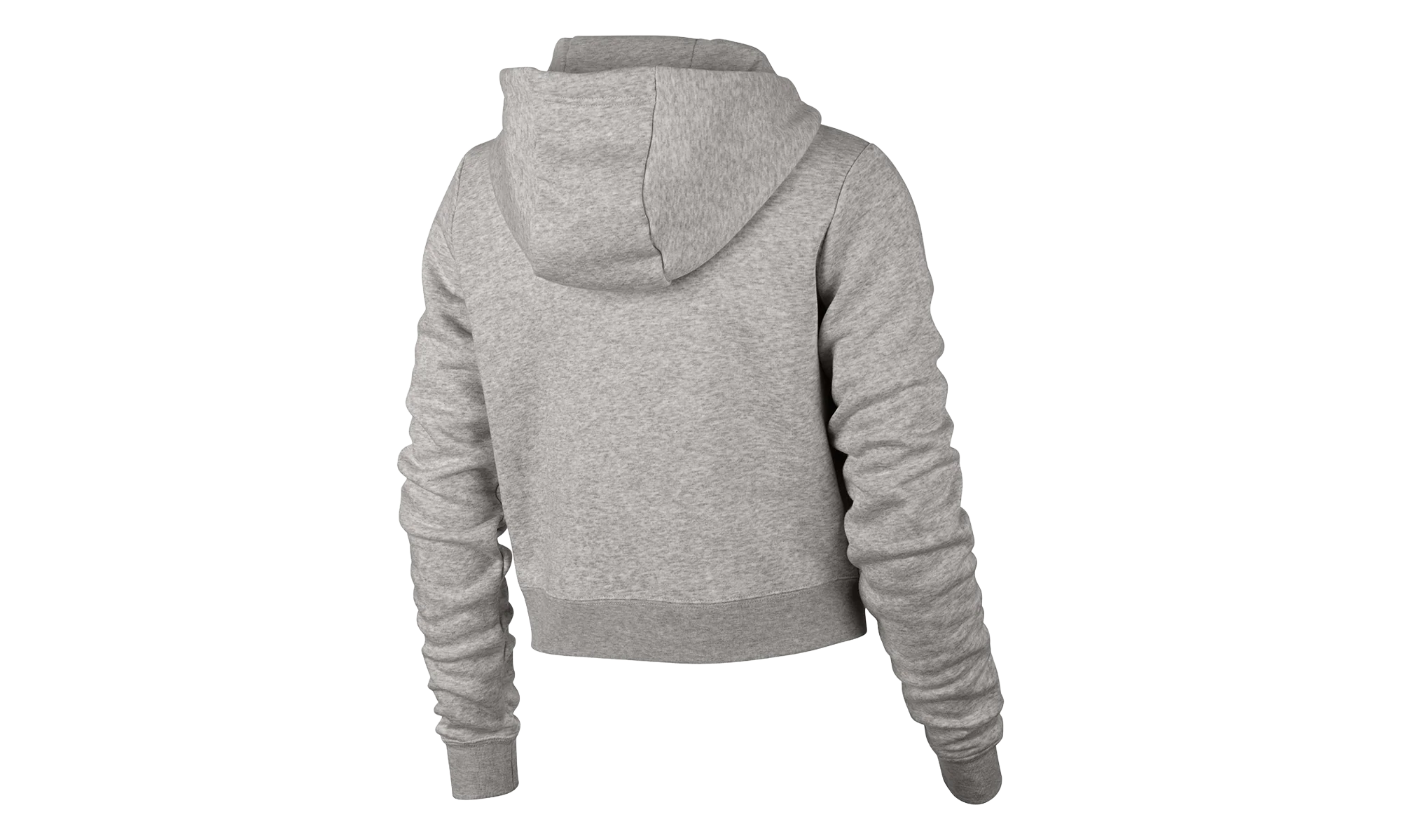 Sportswear Rally Cropped Hoodie WMNS "Grey" AQ9965 050 - Image 2
