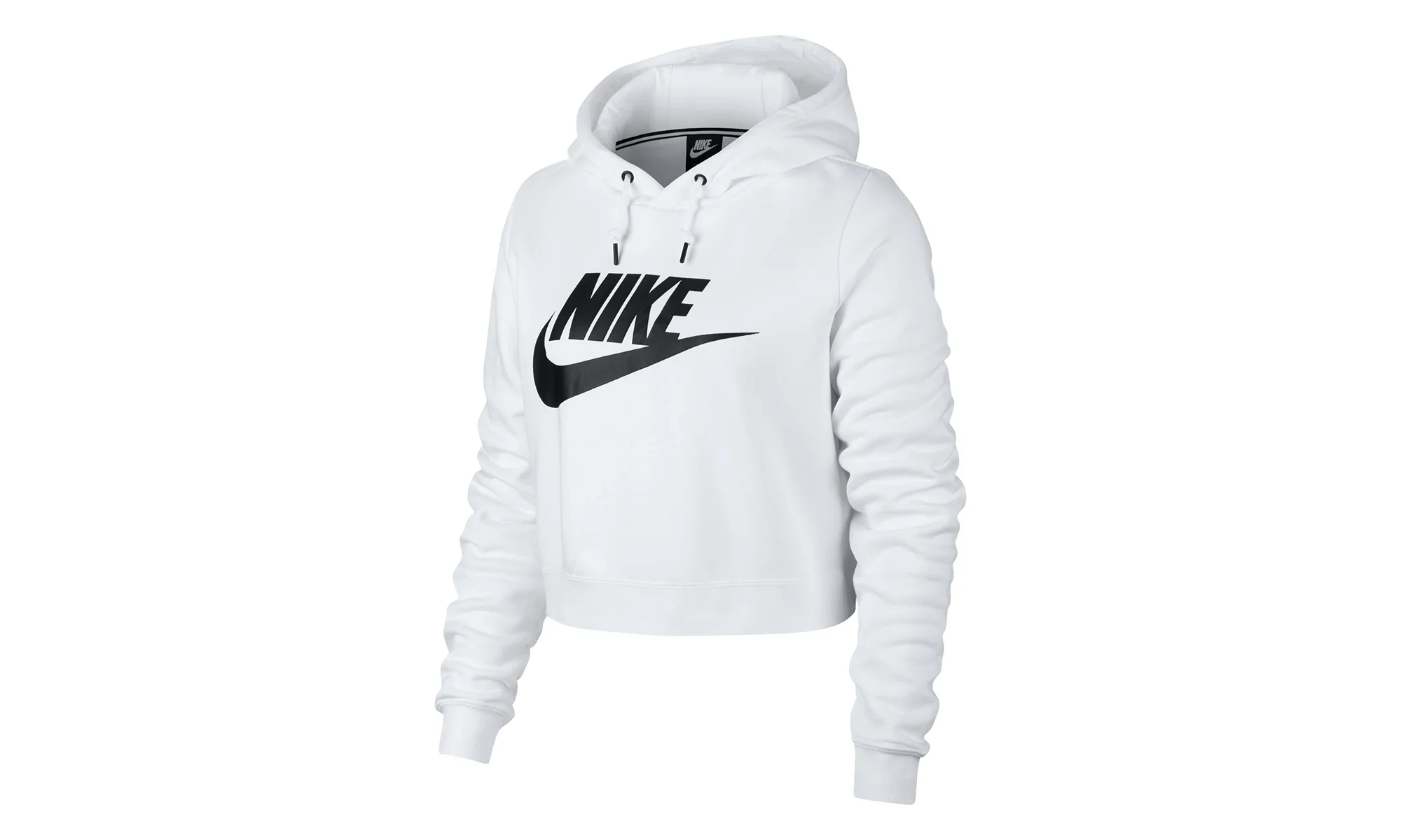 Sportswear Rally Cropped Hoodie WMNS "White" AQ9965 100