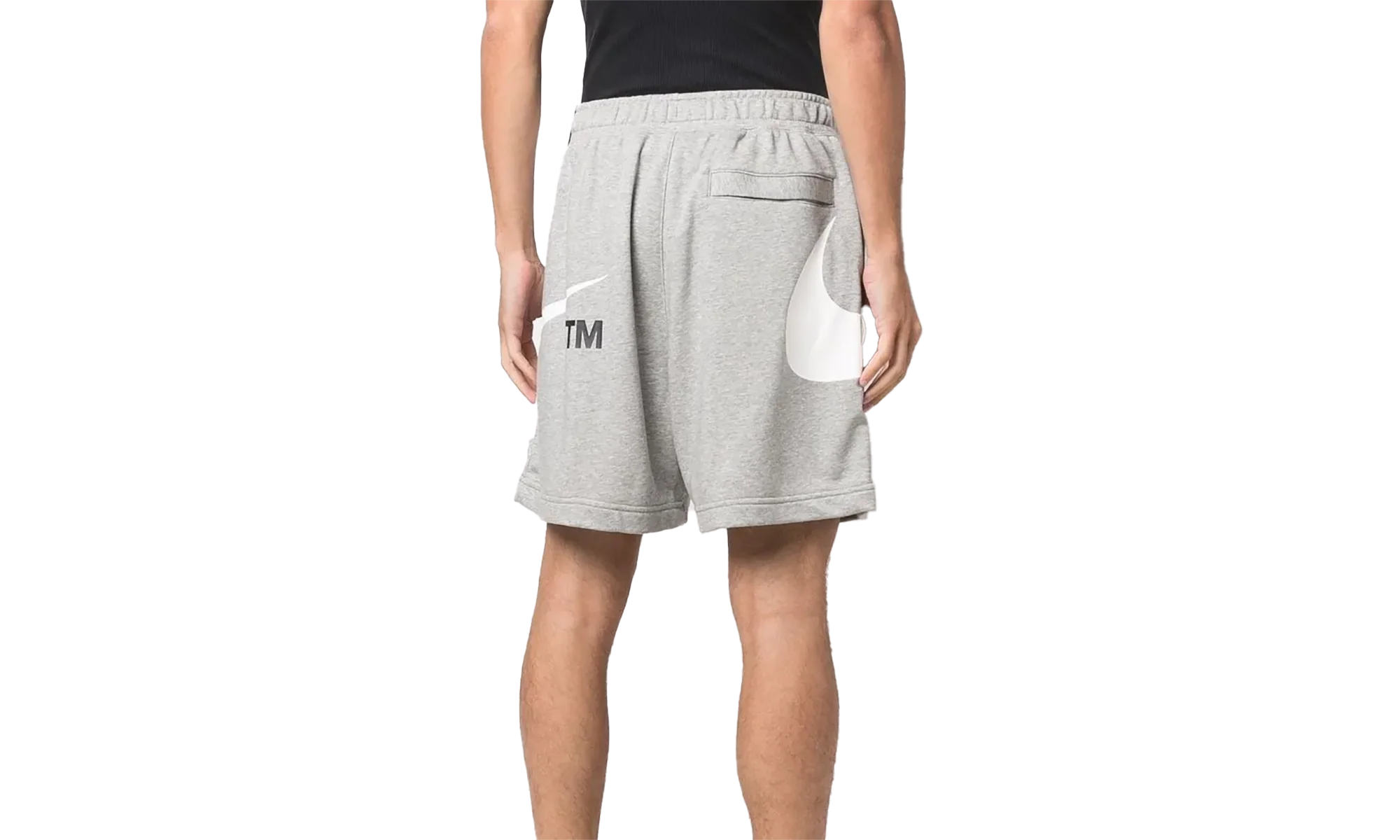 Sportswear Swoosh French Terry Shorts "Dark Grey Heather / White" DD5997 063 - Image 2