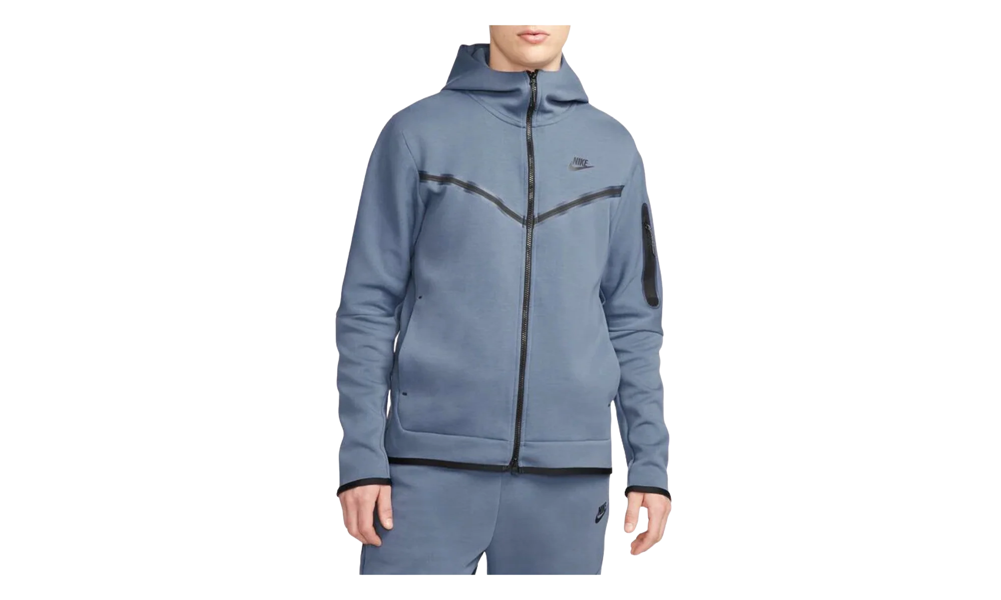 Sportswear Tech Fleece Full-Zip Hoodie "Diffused Blue" CU4489 491 - Image 2