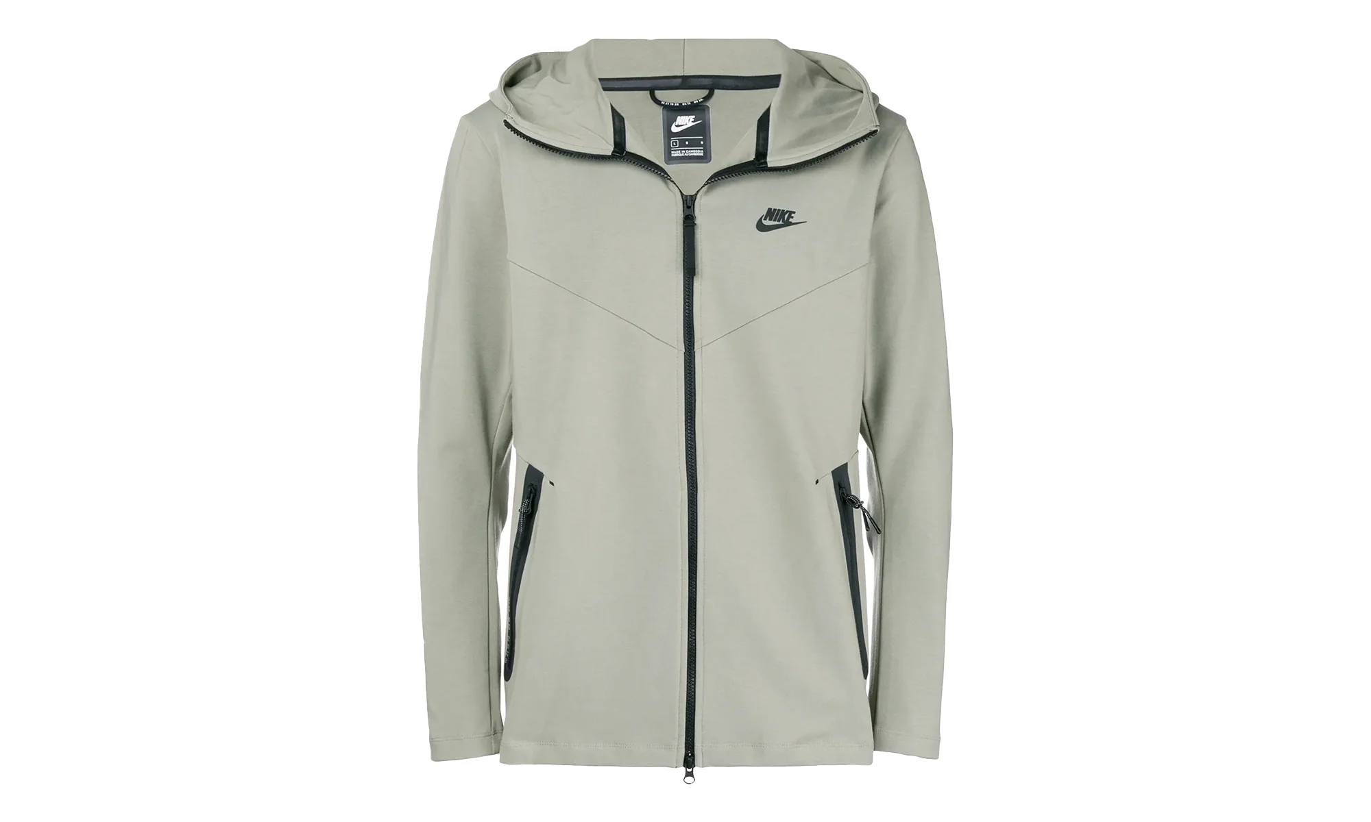 Sportswear Tech Full‑Zip Hoodie "Dark Stucco Black" AA3784 004