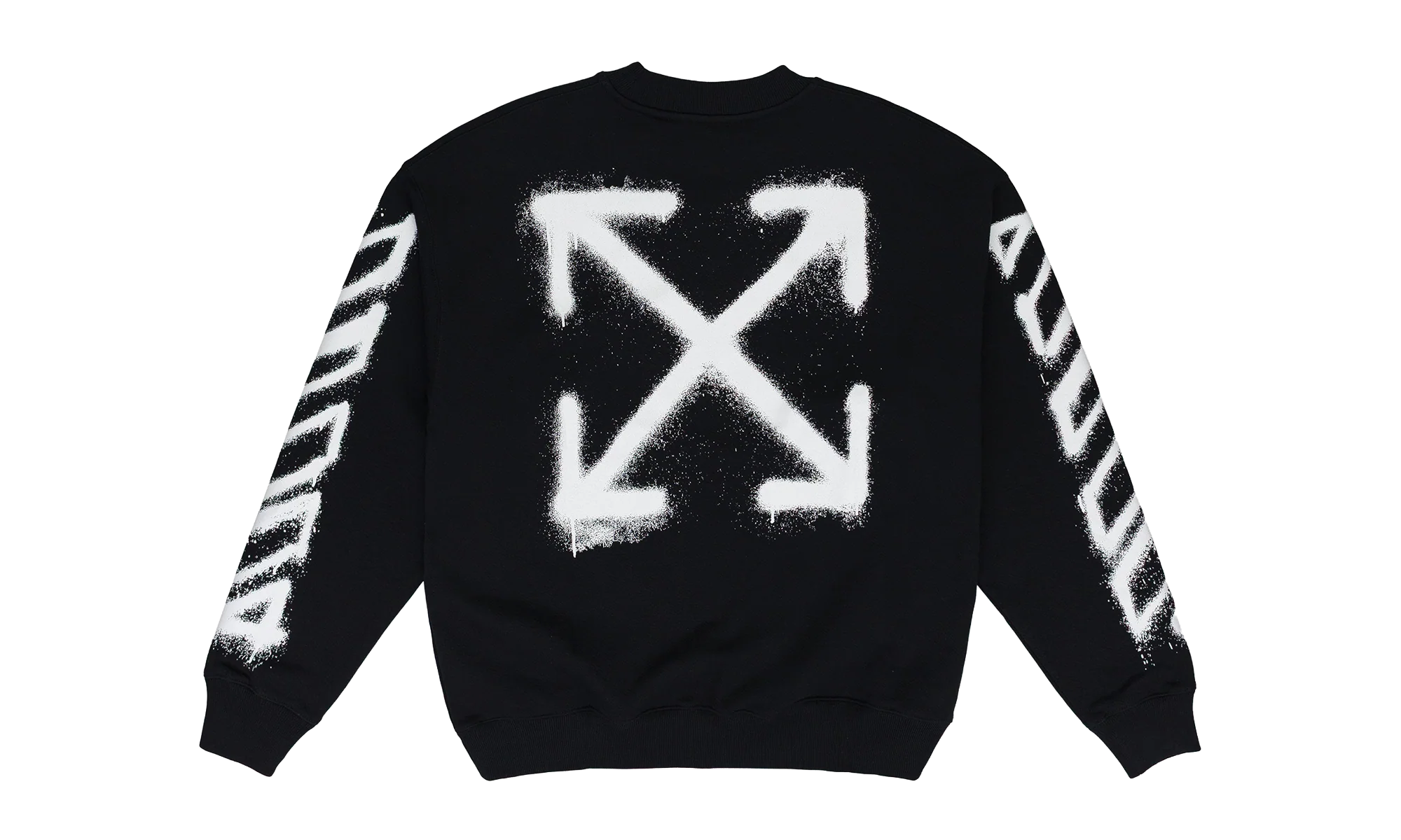 Spray Can Arrow Crewneck "Black" OFW-MHDS-0204 - Image 2