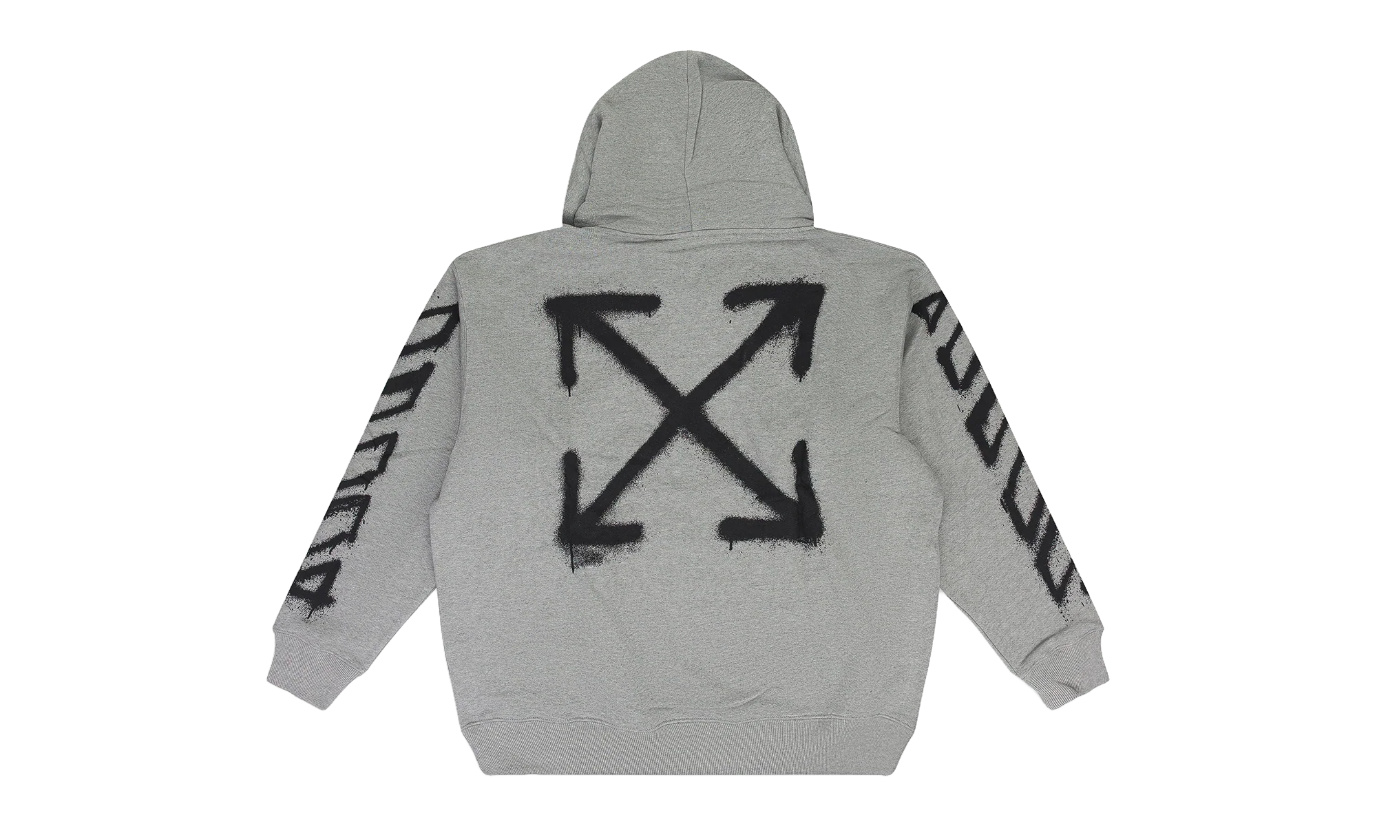 Spray Can Arrow Hoodie "Grey" OFW-MHDS-0209 - Image 2