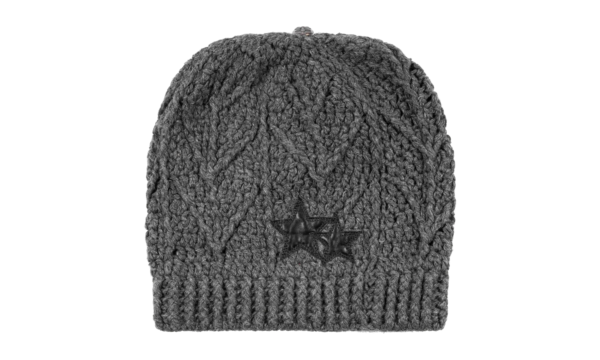 Star Patch Beanie "Grey" CHRM0457