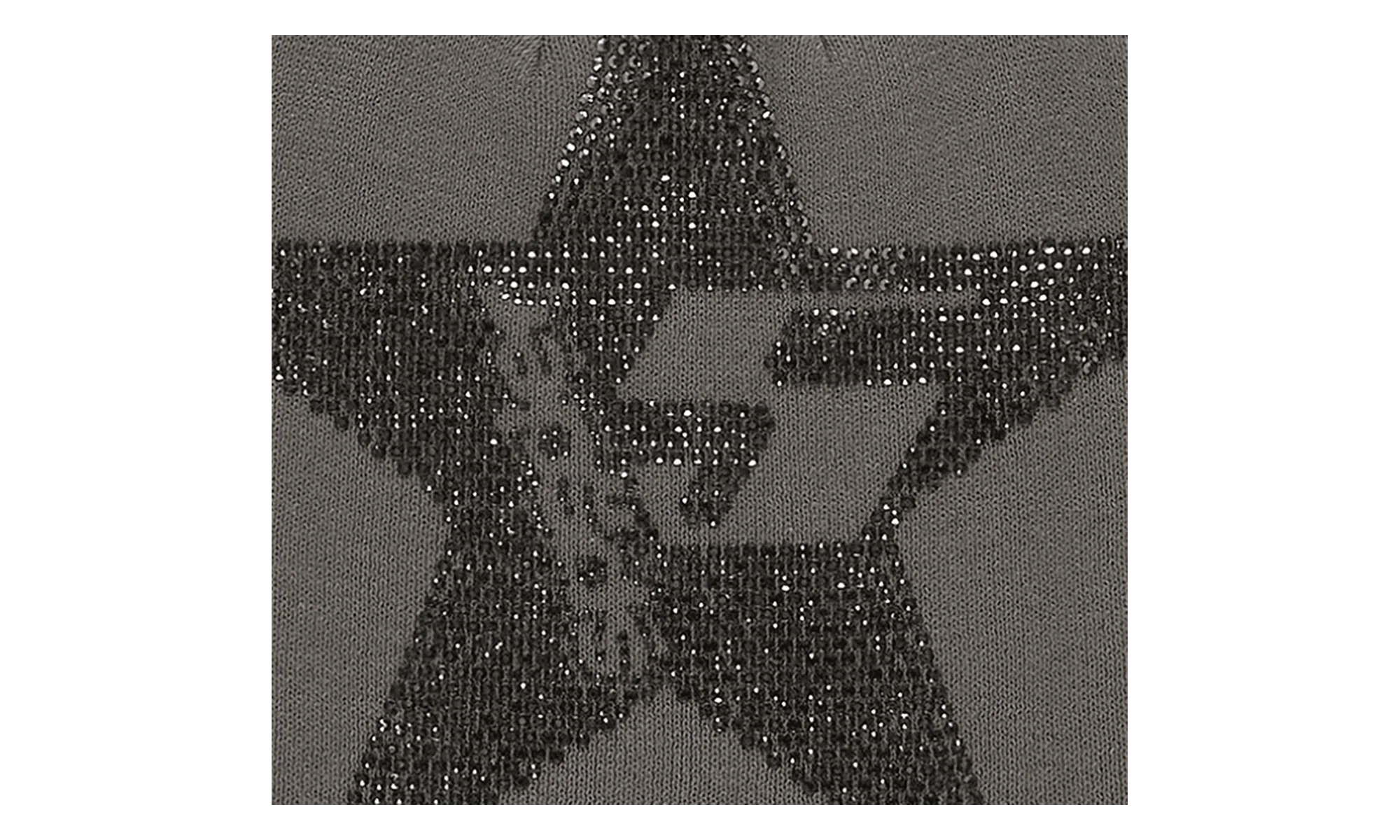 Star Rhinestone Skully "Slate Grey" SP5der313 - Image 2