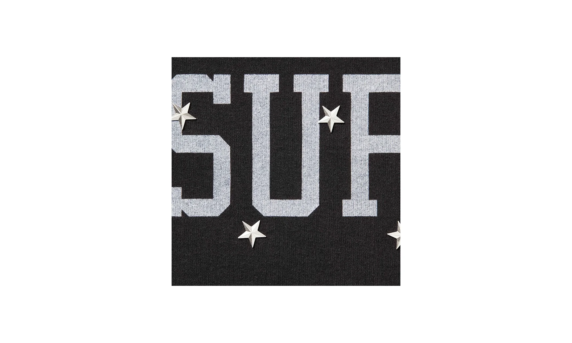 Stars Studded Hooded Sweatshirt "FW25 - Black" SU26908 - Image 2