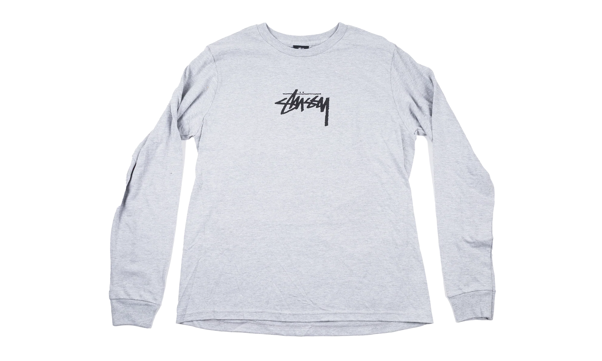 Stock Chest Logo Longsleeve Tee "Grey" STUS103