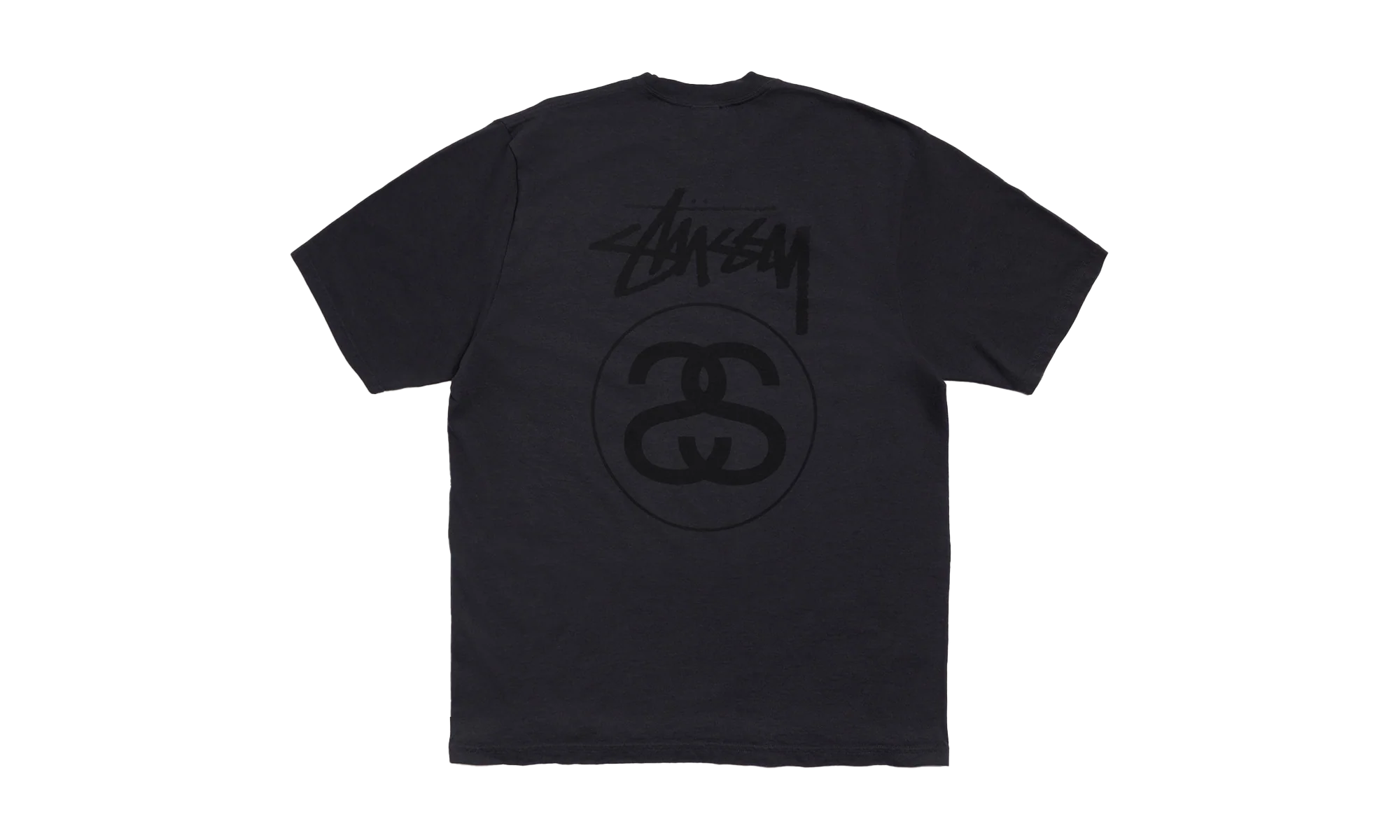 STOCK LINK TEE PIGMENT DYED "Faded Black" STUS284 - Image 2