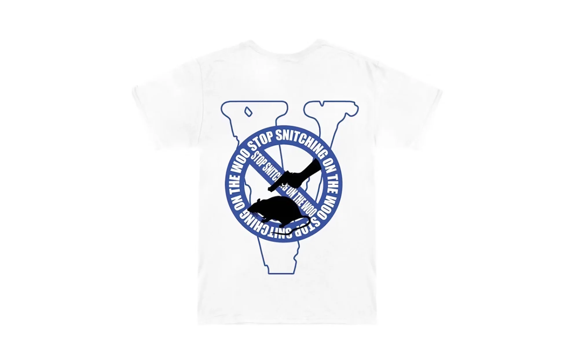 Stop Snitching SS Tee "Pop Smoke - White" Y9JHH6S4P - Image 2