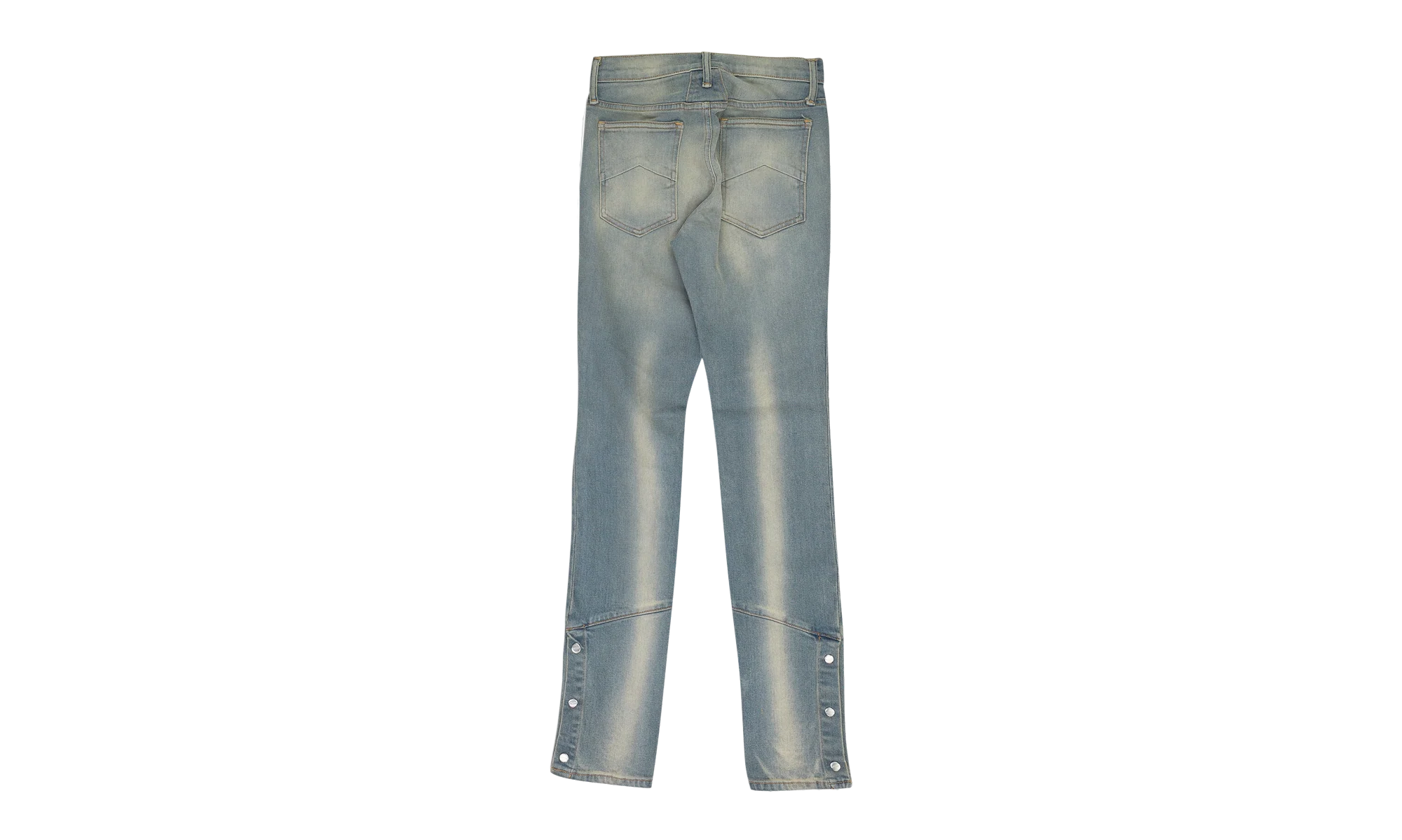 Straight-Fit Jeans "Blue / Yellow" RHD-MJNS-0030 - Image 2