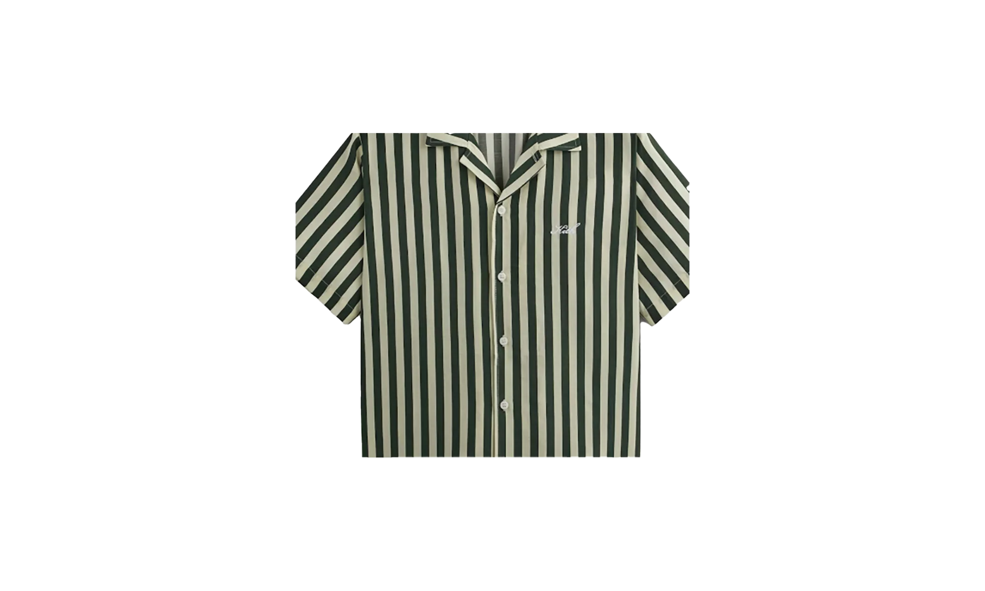 Striped Thompson Camp Collar Shirt "Agate" KITH18 - Image 2
