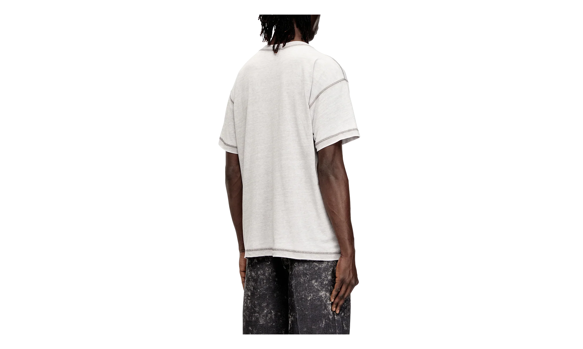 Studded Surfer T-Shirt "Grey" A204250PLBQ97DA - Image 2