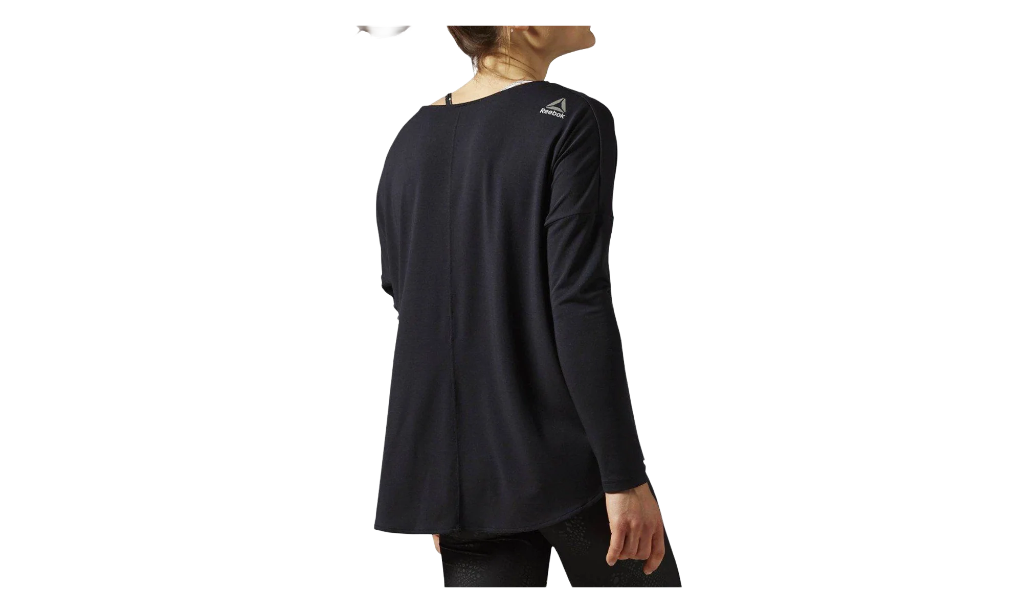 Studio Lux Long Sleeve Tee WMNS "Black" AY0941 - Image 2