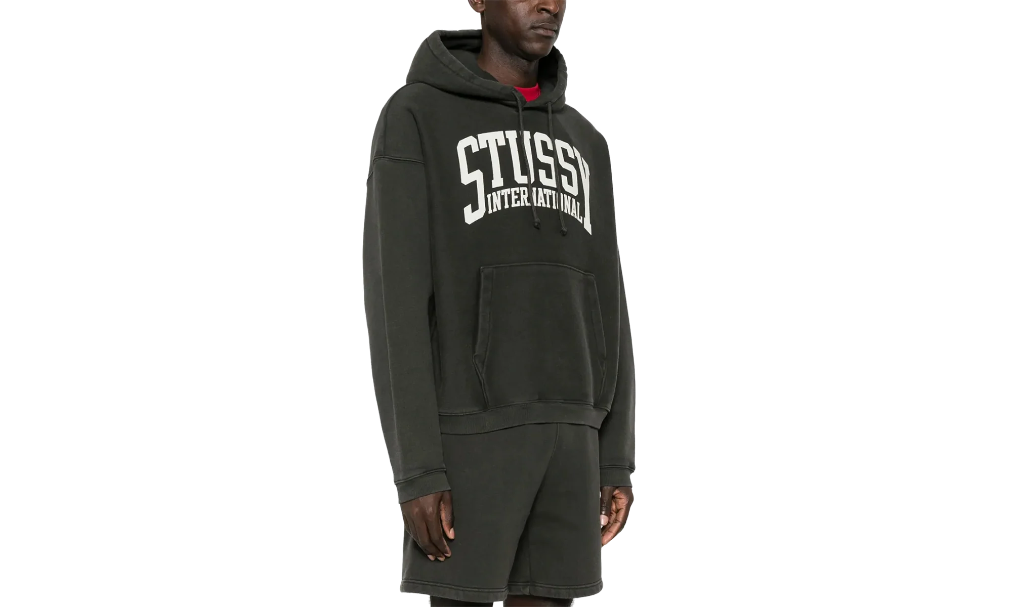 Stussy Intl Relaxed Hoodie "WASHED BLACK" 118550 WABL - Image 2