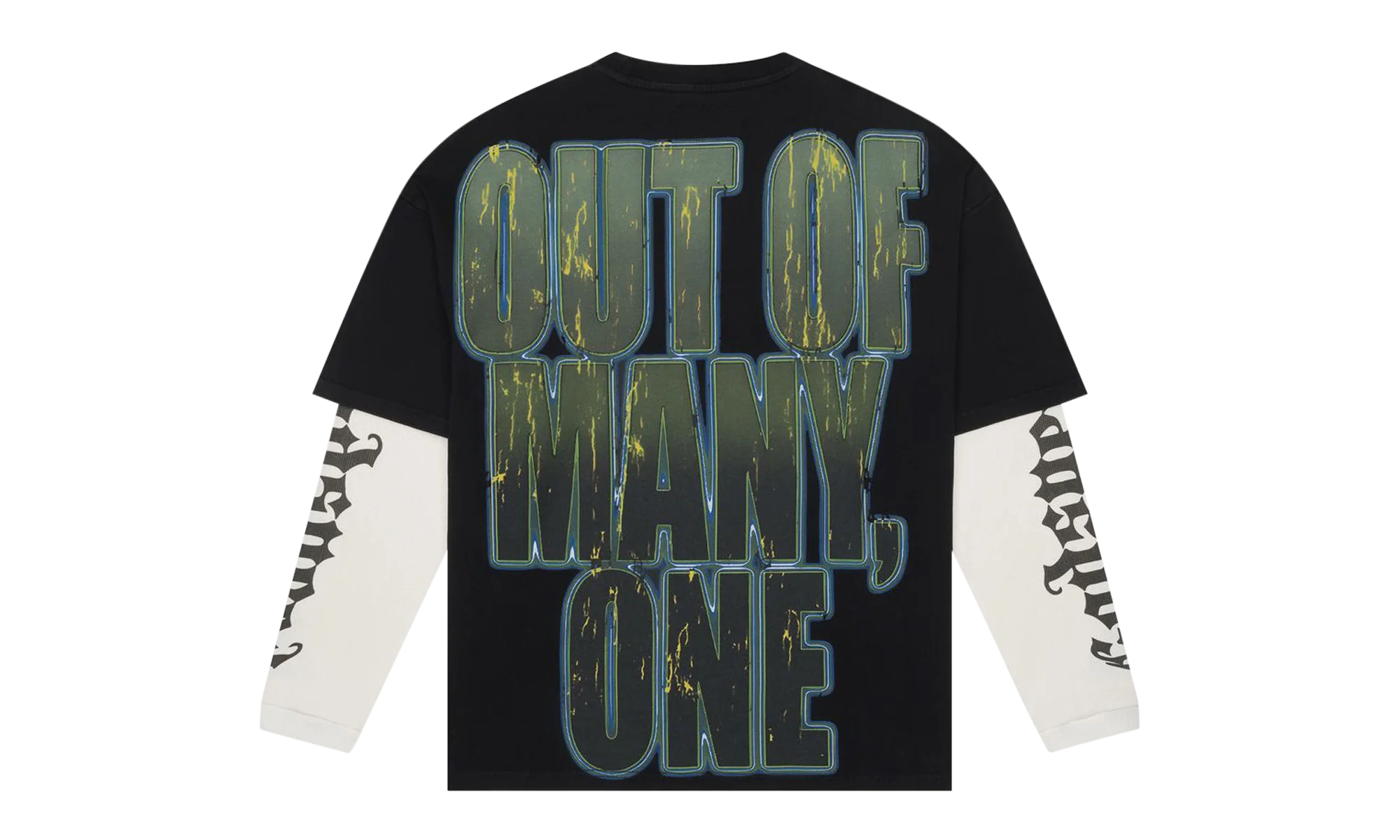 Sunset Drift Layered L/S T-shirt "Black Wash" 9LDNZ5NF - Image 2