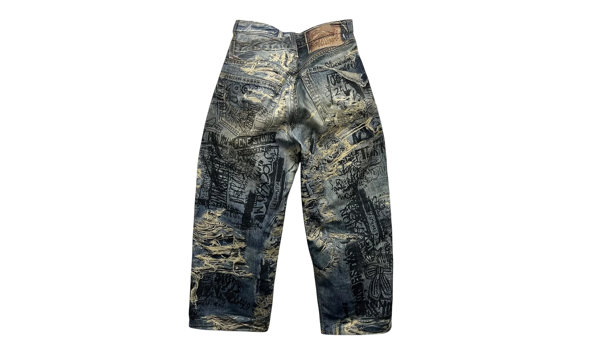 Super Baggy Fit Jeans - 2023 "Mid Blue" FN MN TROU001097 - Image 2