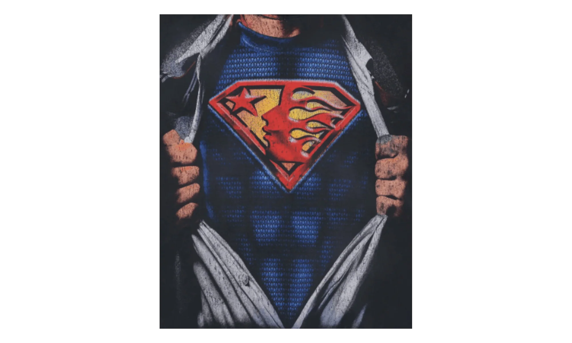 Superman Tee "Black" HSR206 - Image 2