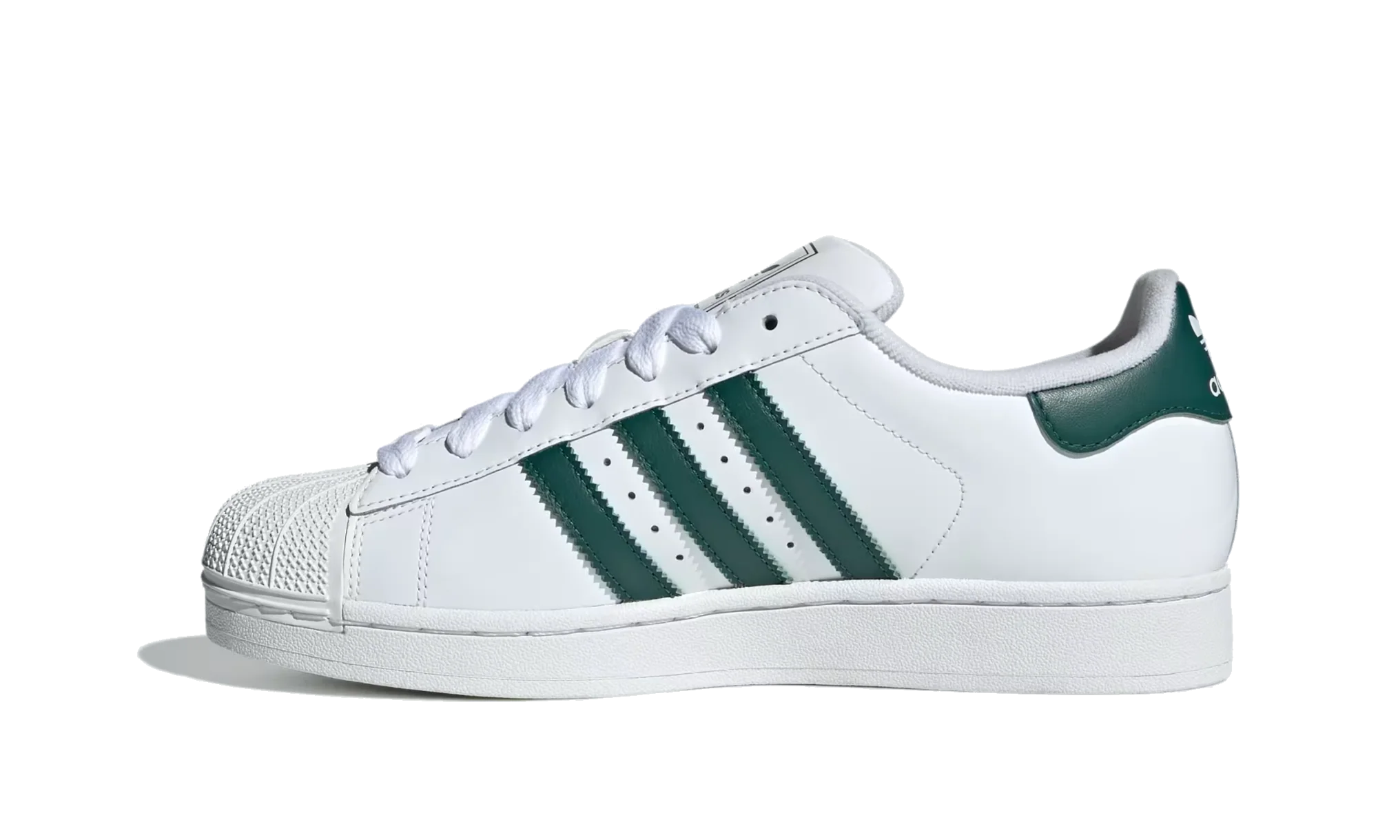 SUPERSTAR II "Cloud White Collegiate Green" JR7314