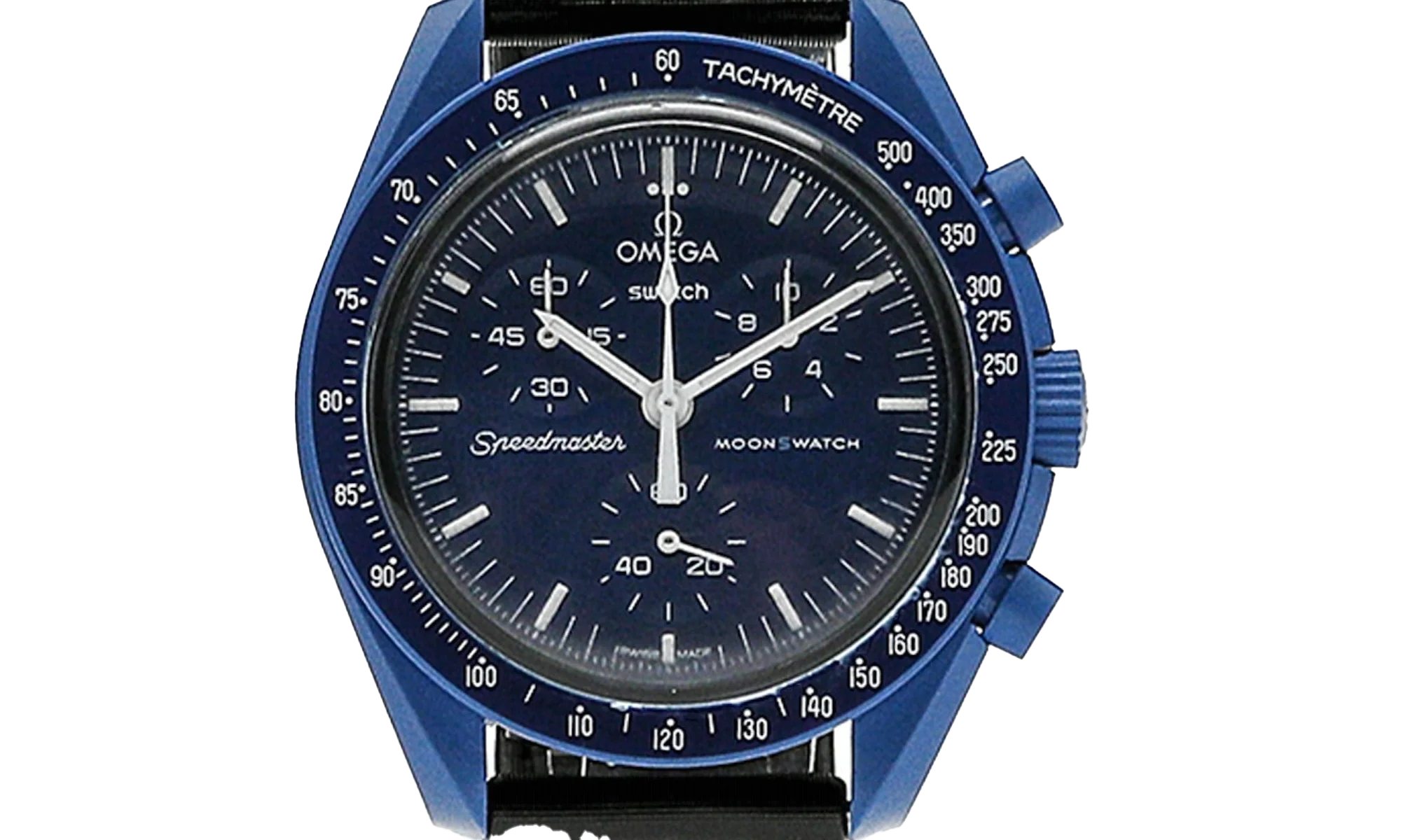 Swatch x Omega Bioceramic Moonswatch "Mission to Neptune" SO33N100 - Image 2