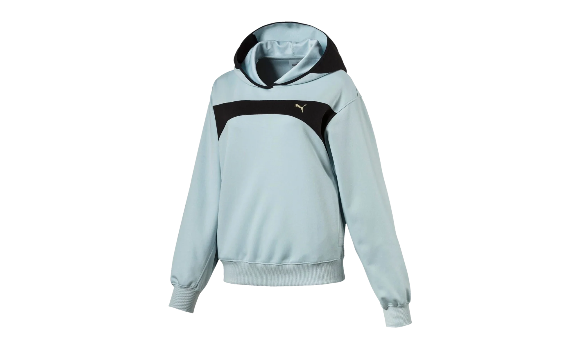 Sweet Hoodie WMNS "Light Sky / Puma Black" 518106 03